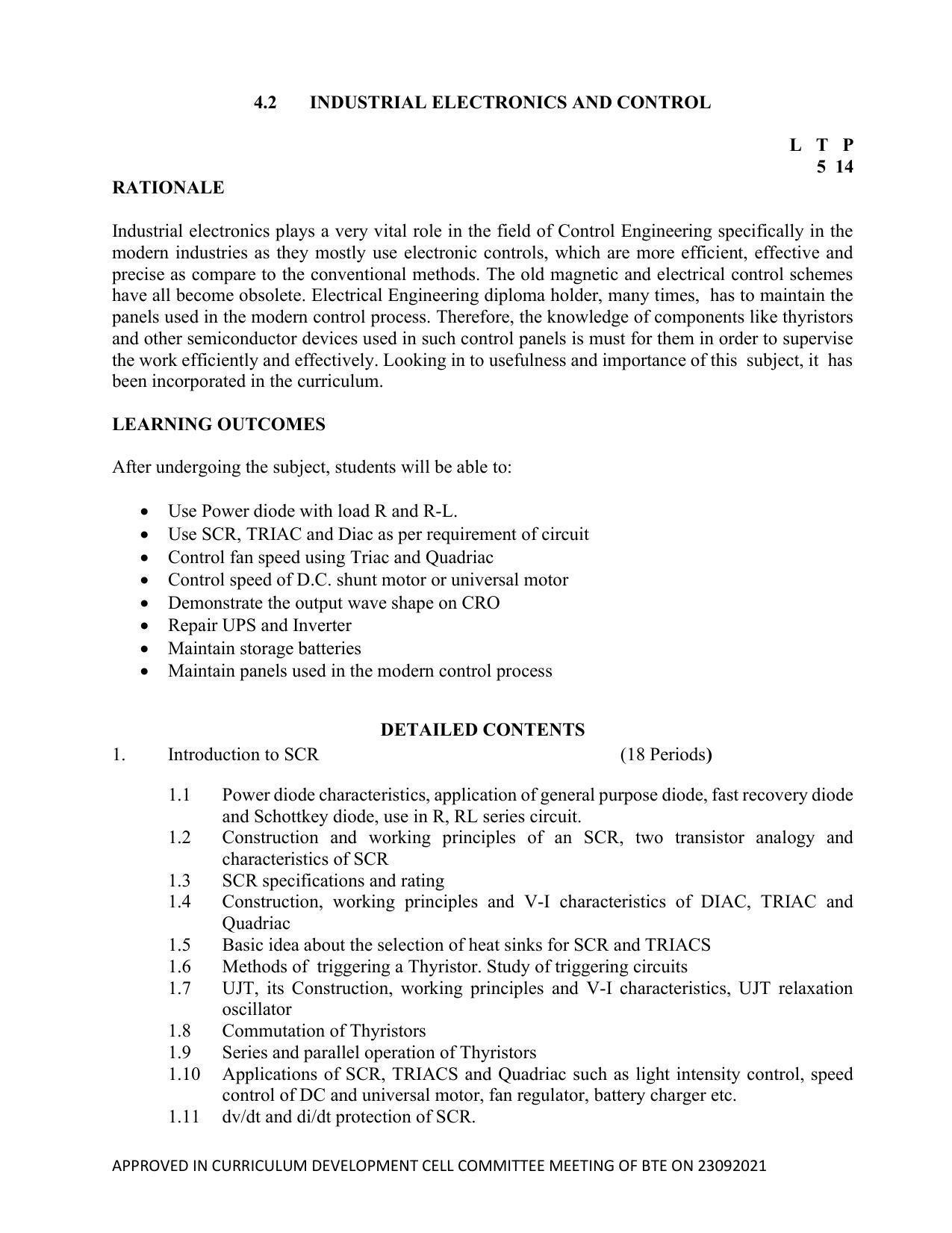 SYLLABUS FOR SEMESTER SYSTEM EFFECTIVE FROM (2021-2022) - ELECTRICAL AND ELECTRONICS ENGINEERING - Page 106