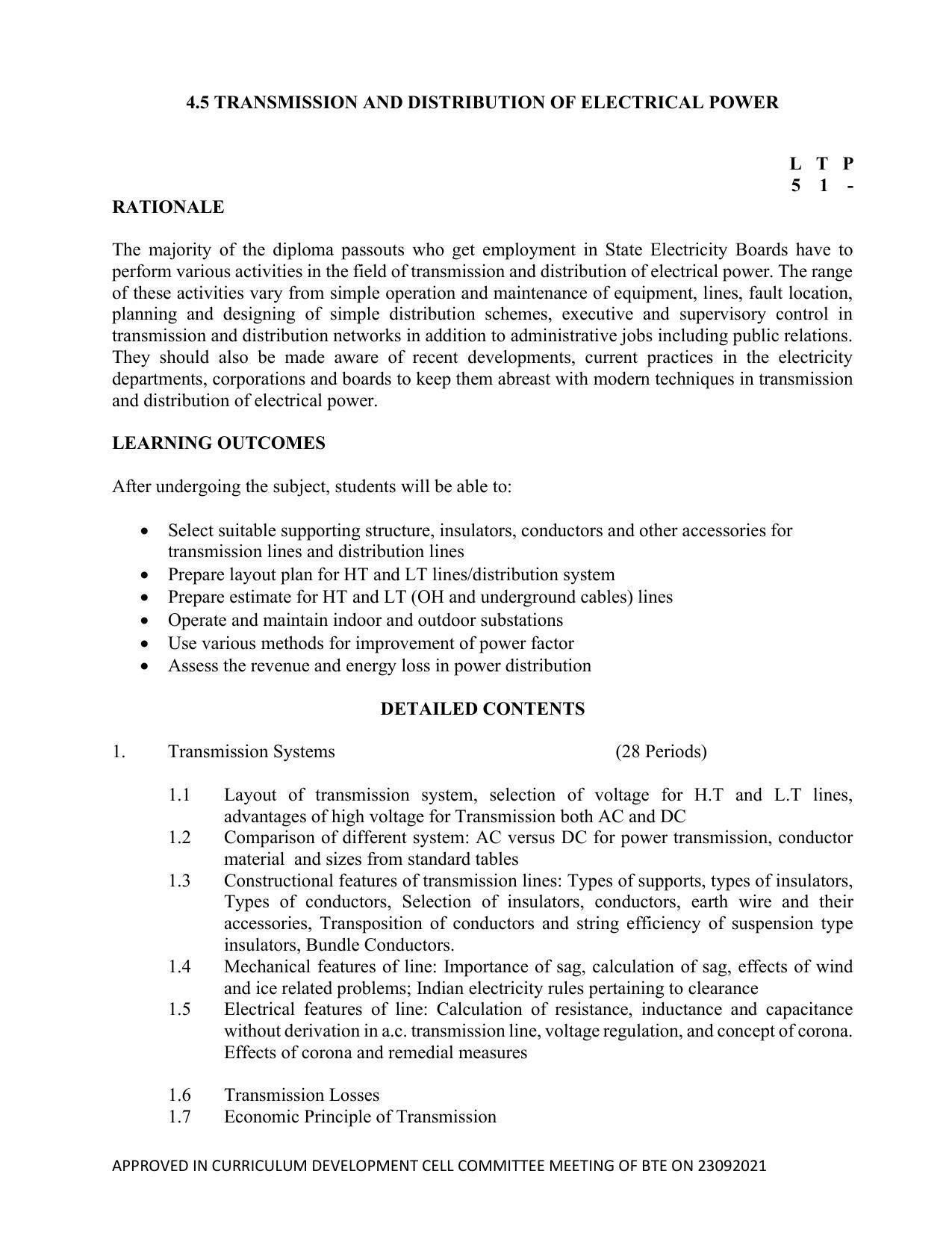 SYLLABUS FOR SEMESTER SYSTEM EFFECTIVE FROM (2021-2022) - ELECTRICAL AND ELECTRONICS ENGINEERING - Page 116
