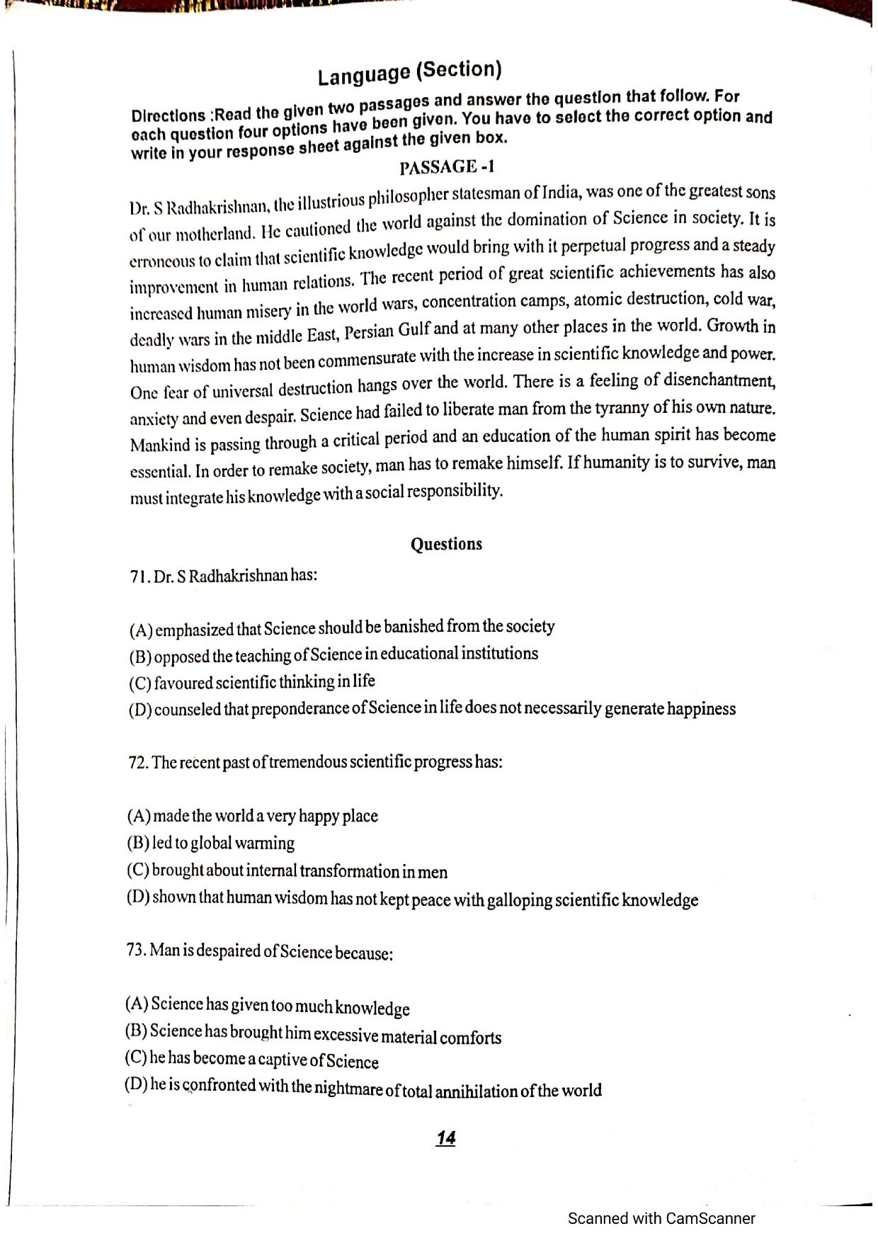 JKSSEE 2018 Class 6 Question Paper - Page 13