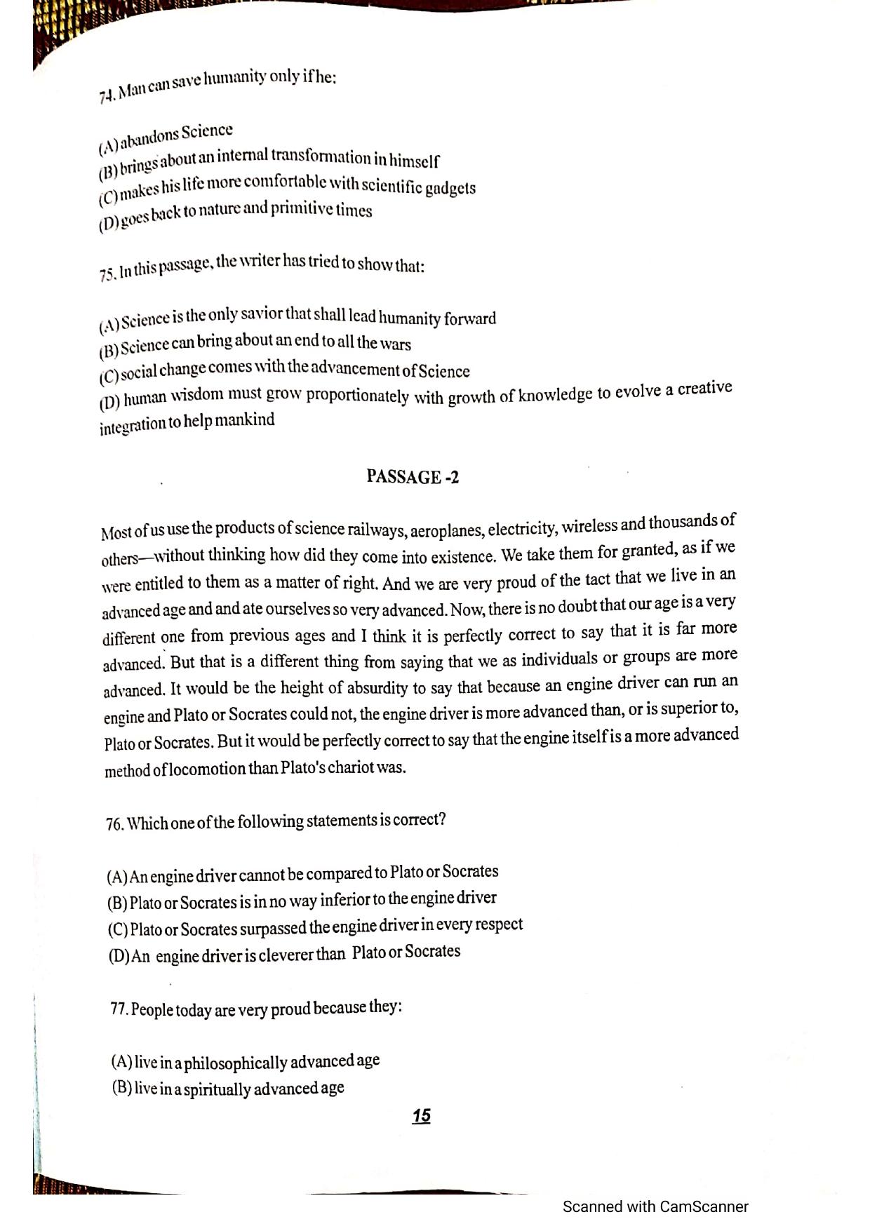 JKSSEE 2018 Class 6 Question Paper - Page 14