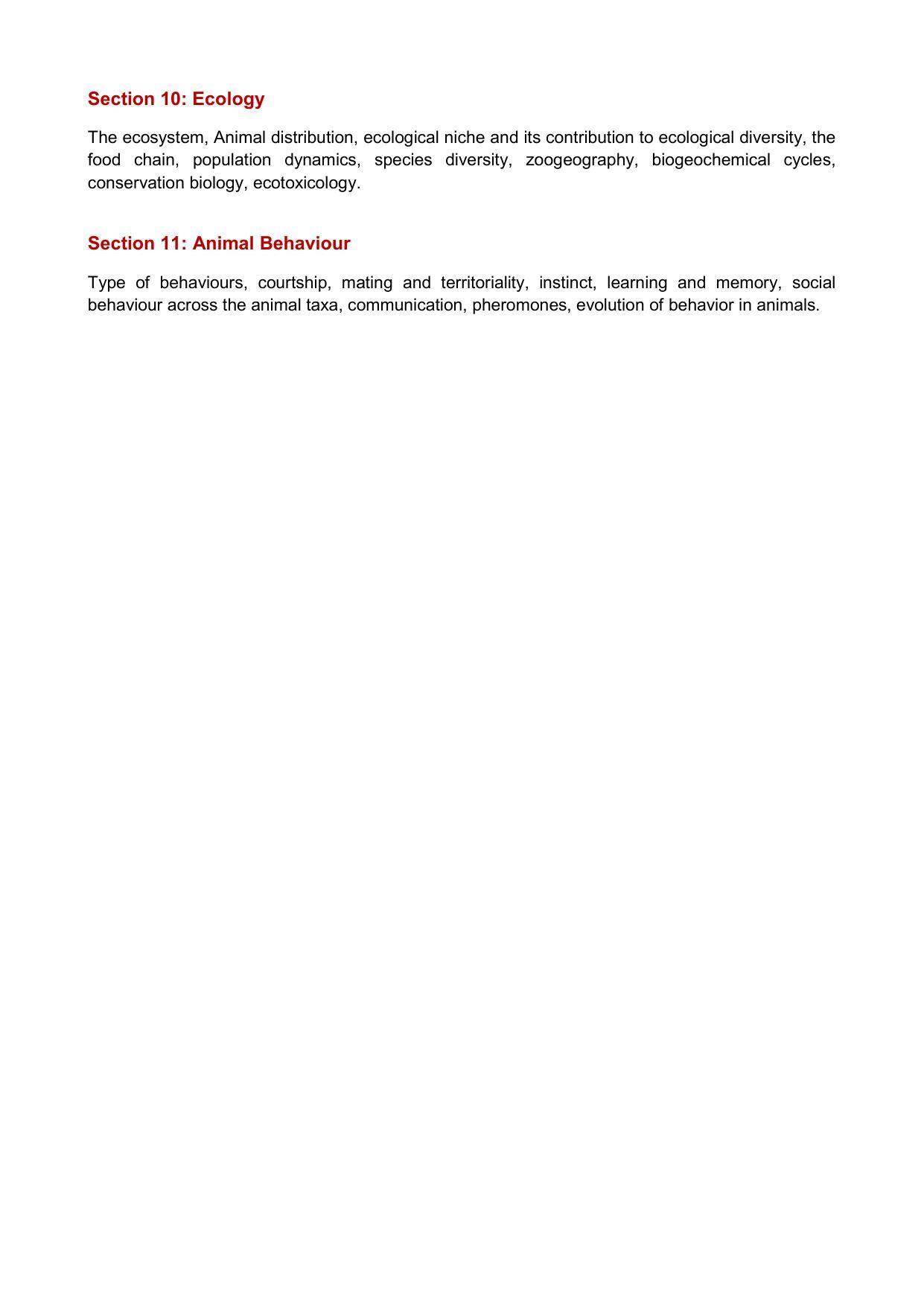GATE Life Sciences Syllabus - Page 9