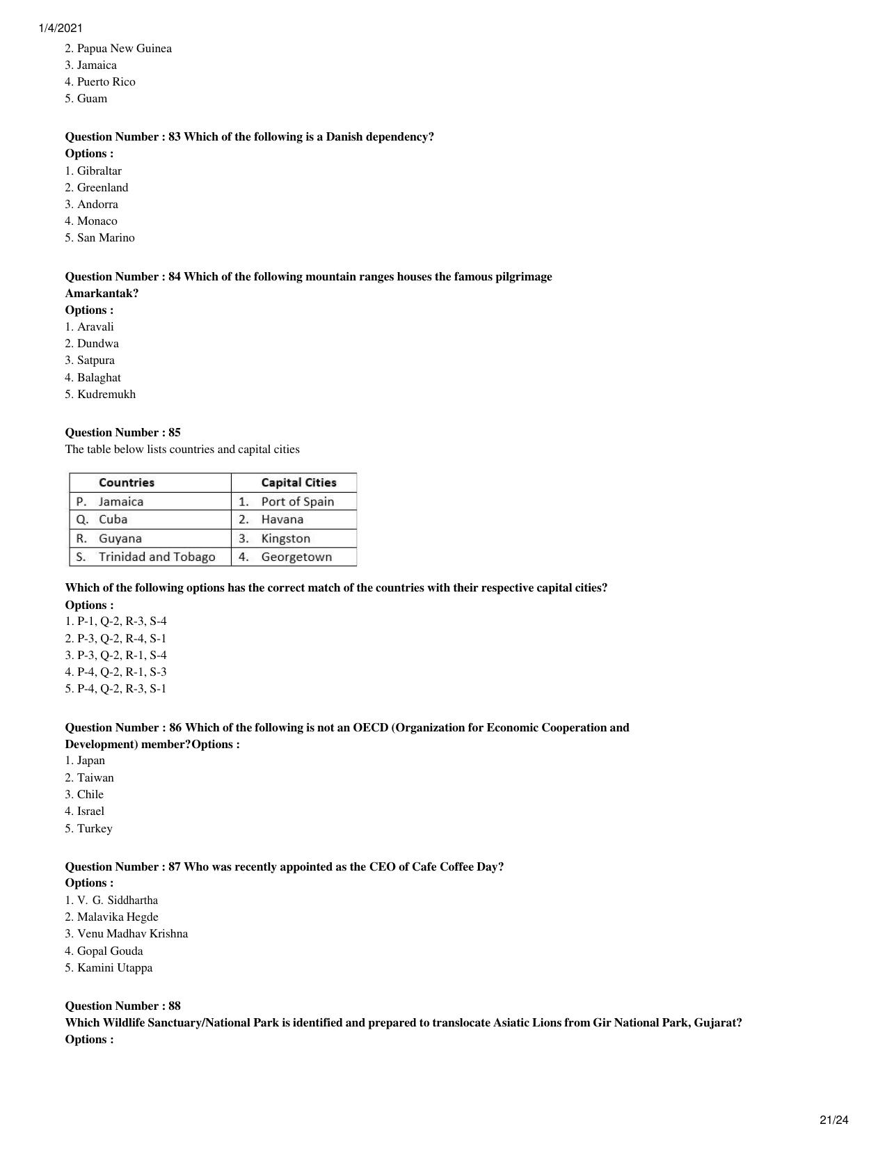 XAT 2021 Question Paper - Page 21