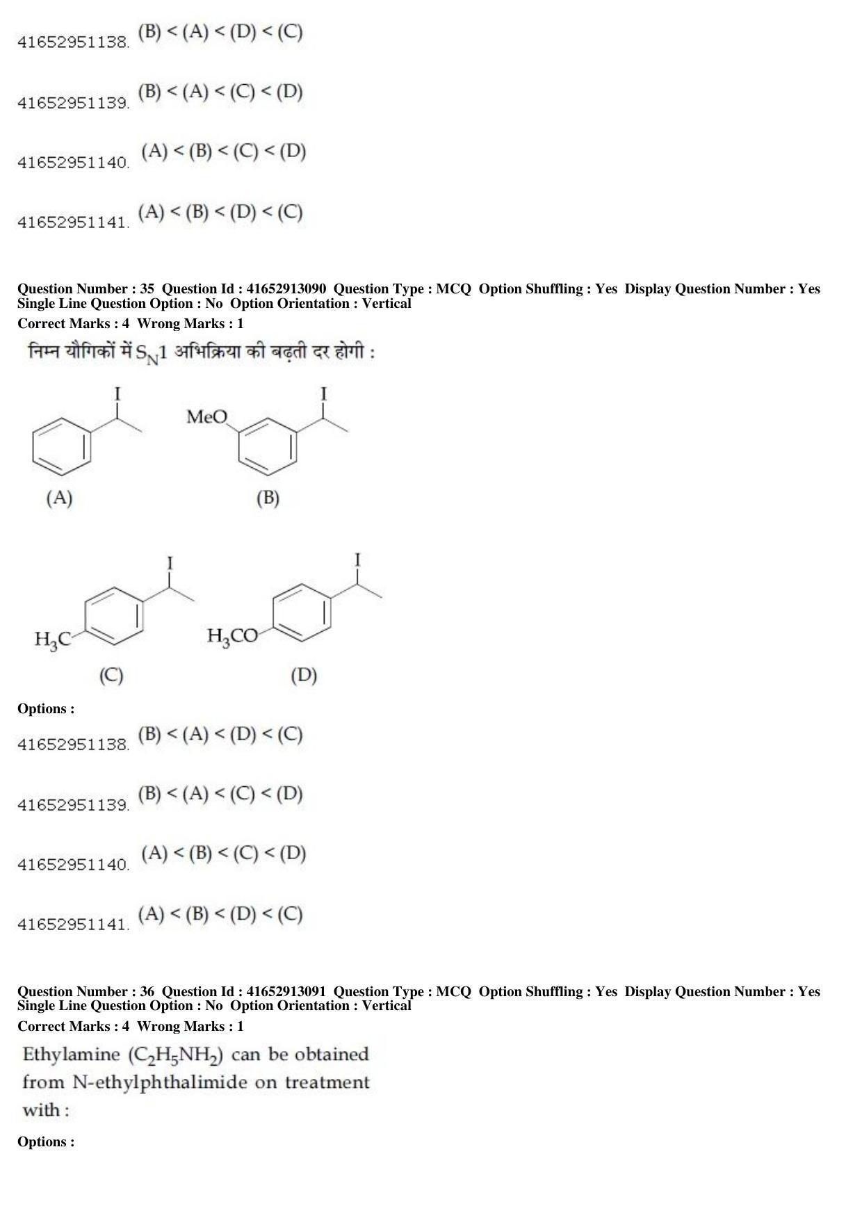 JEE Main 2019 Paper I Question Paper (10th April 2019 Shift 1) - Page 38
