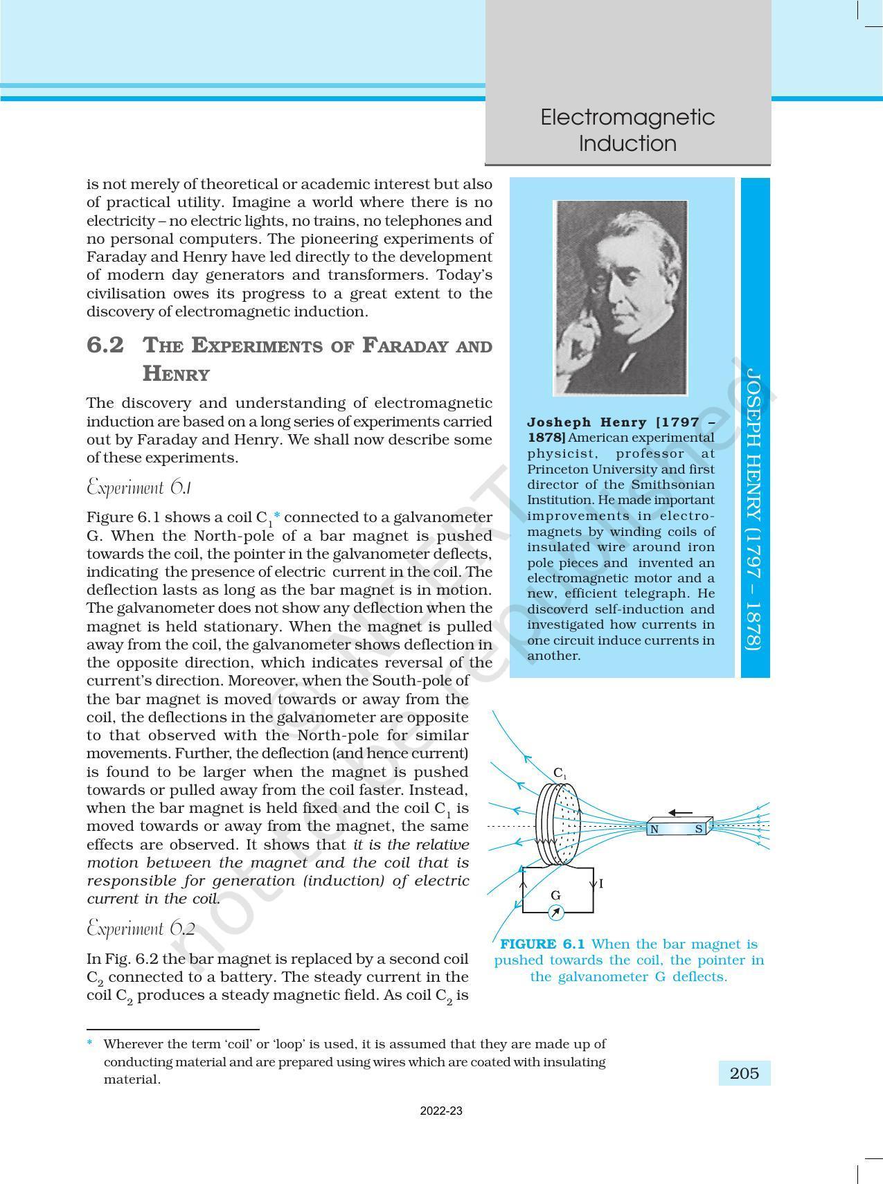 NCERT Book for Class 12 Physics Chapter 6 Electromagnetic Induction - Page 2