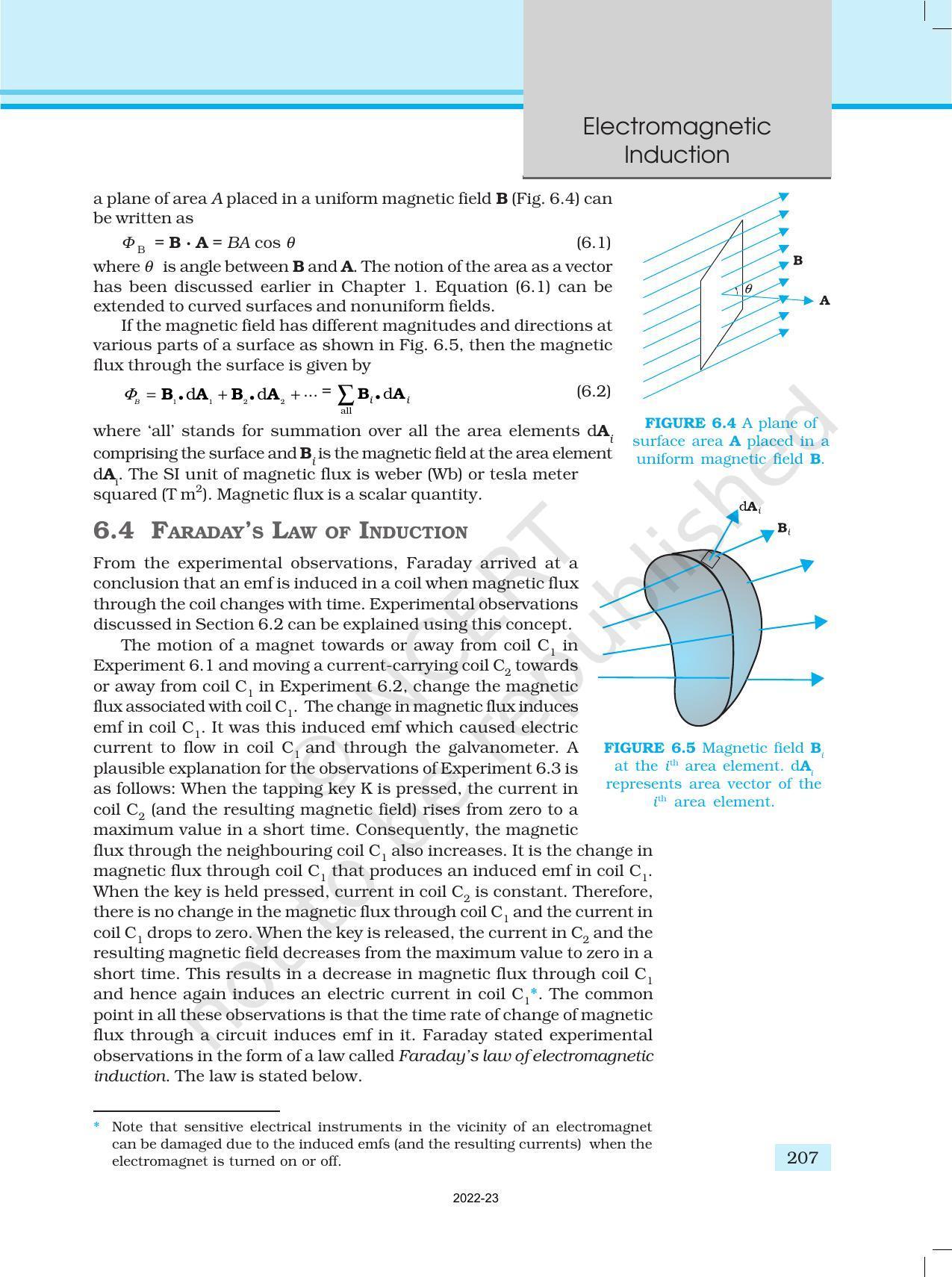 NCERT Book for Class 12 Physics Chapter 6 Electromagnetic Induction - Page 4