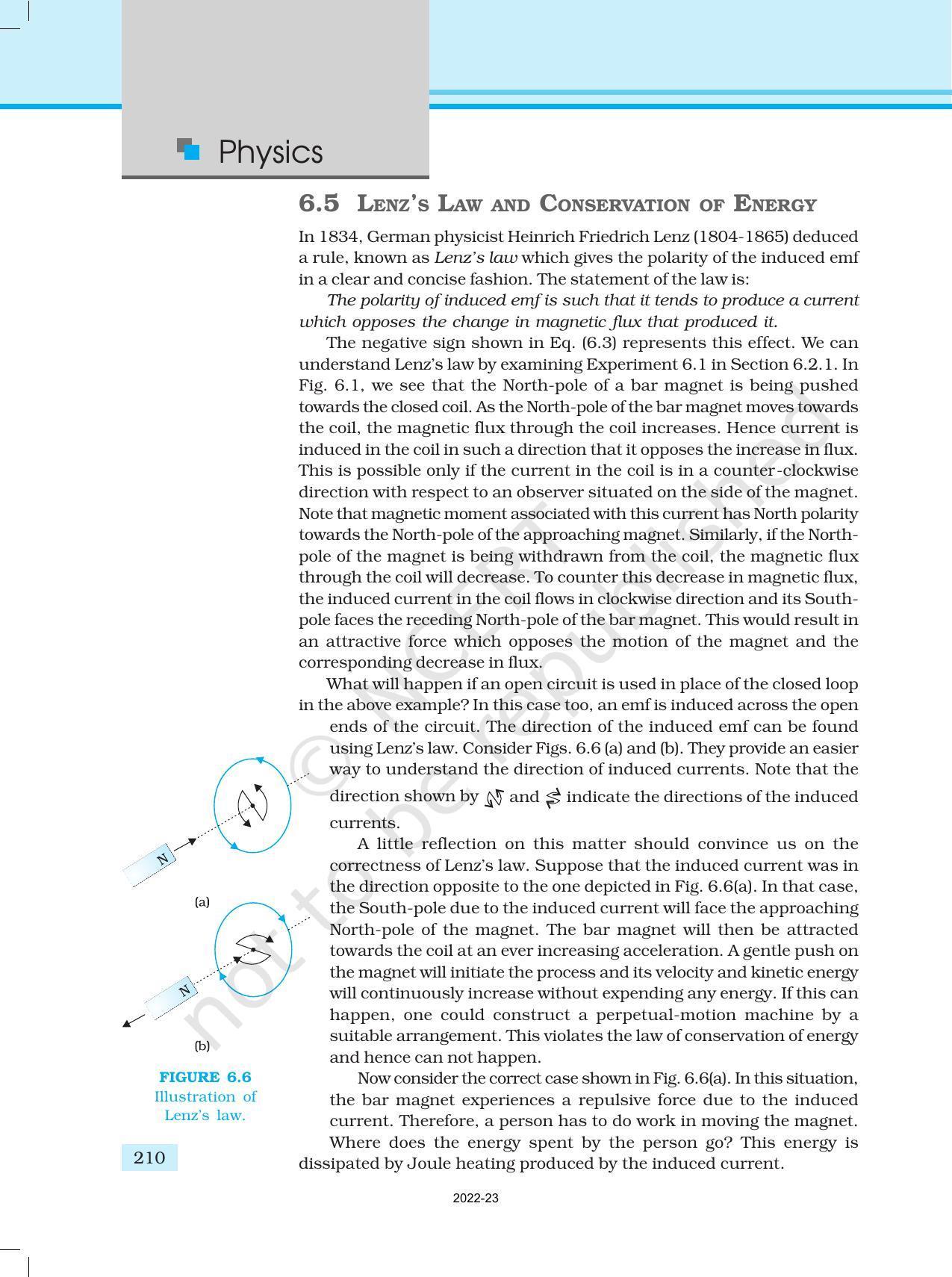 NCERT Book for Class 12 Physics Chapter 6 Electromagnetic Induction - Page 7