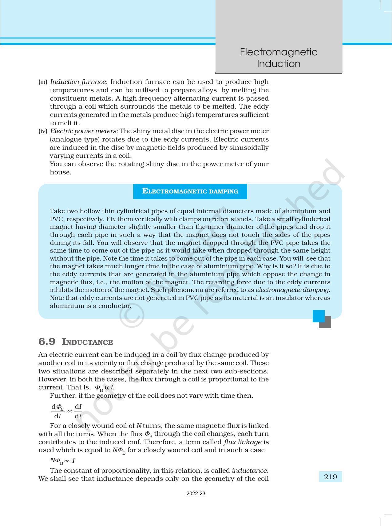 NCERT Book for Class 12 Physics Chapter 6 Electromagnetic Induction - Page 16