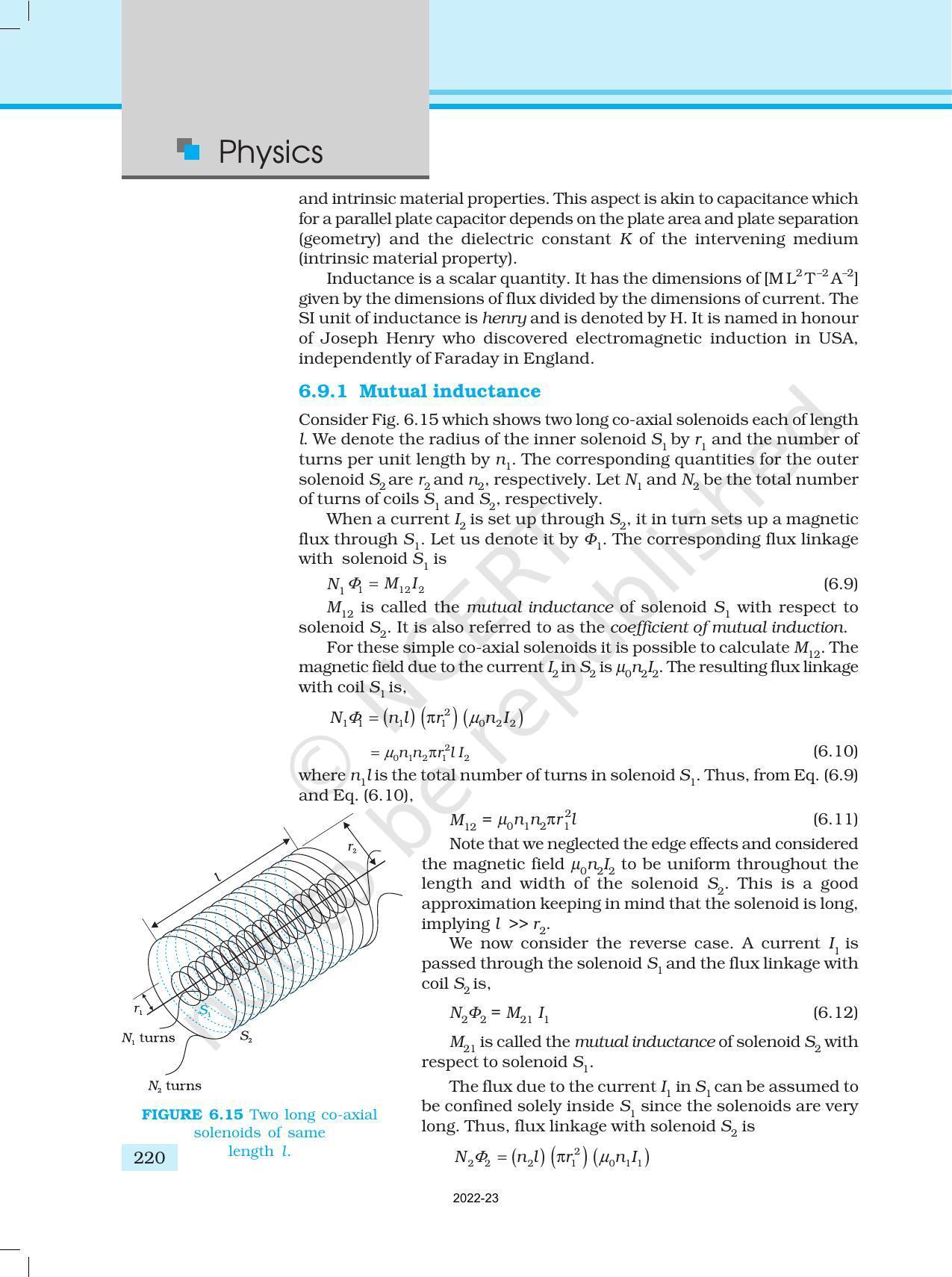 NCERT Book for Class 12 Physics Chapter 6 Electromagnetic Induction - Page 17