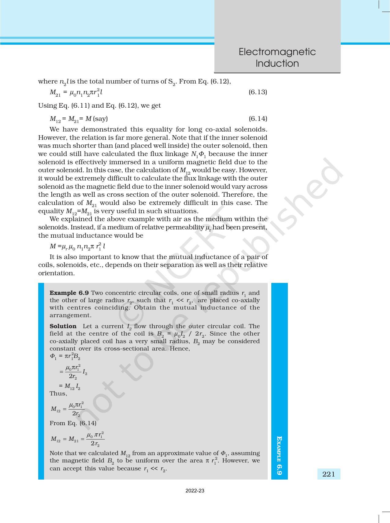 NCERT Book for Class 12 Physics Chapter 6 Electromagnetic Induction - Page 18