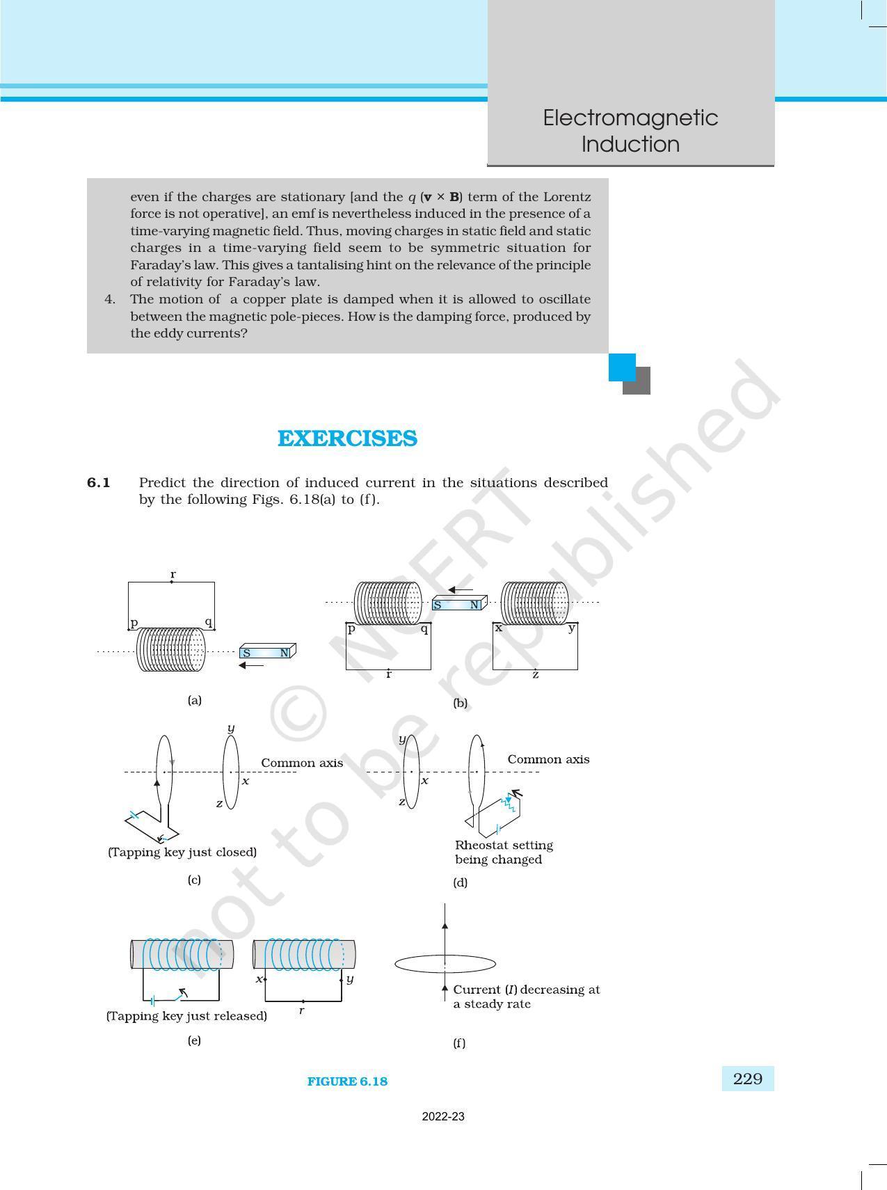 NCERT Book for Class 12 Physics Chapter 6 Electromagnetic Induction - Page 26
