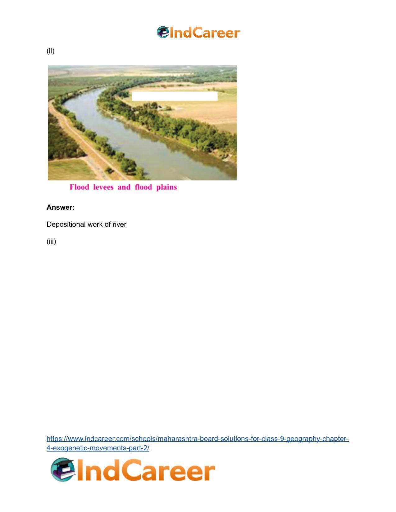 Maharashtra Board Solutions for Class 9- Geography: Chapter 4- Exogenetic Movements Part 2 - Page 9
