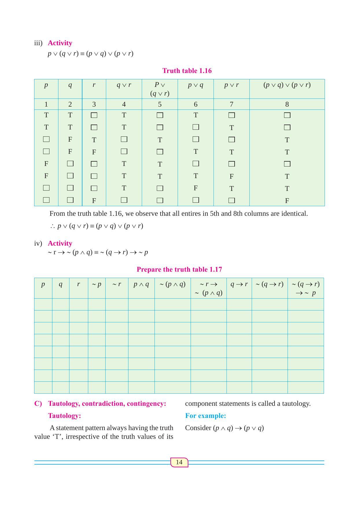 Maharashtra Board Class 12 Maths (Commerce) (Part 1) Textbook - Page 24