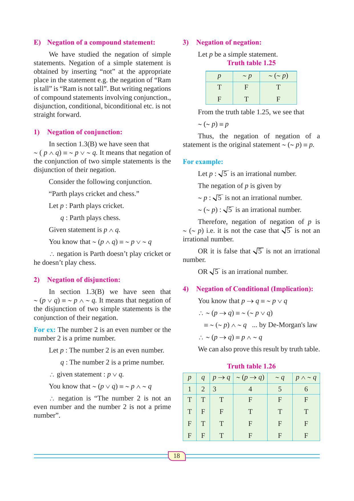 Maharashtra Board Class 12 Maths (Commerce) (Part 1) Textbook - Page 28