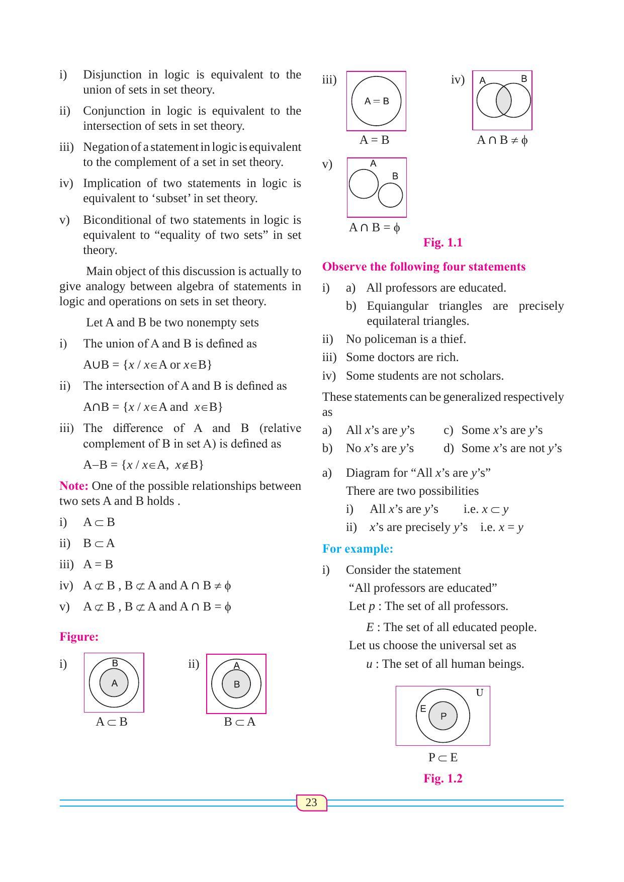 Maharashtra Board Class 12 Maths (Commerce) (Part 1) Textbook - Page 33