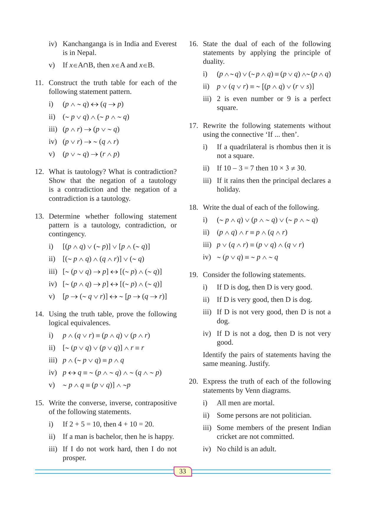Maharashtra Board Class 12 Maths (Commerce) (Part 1) Textbook - Page 43