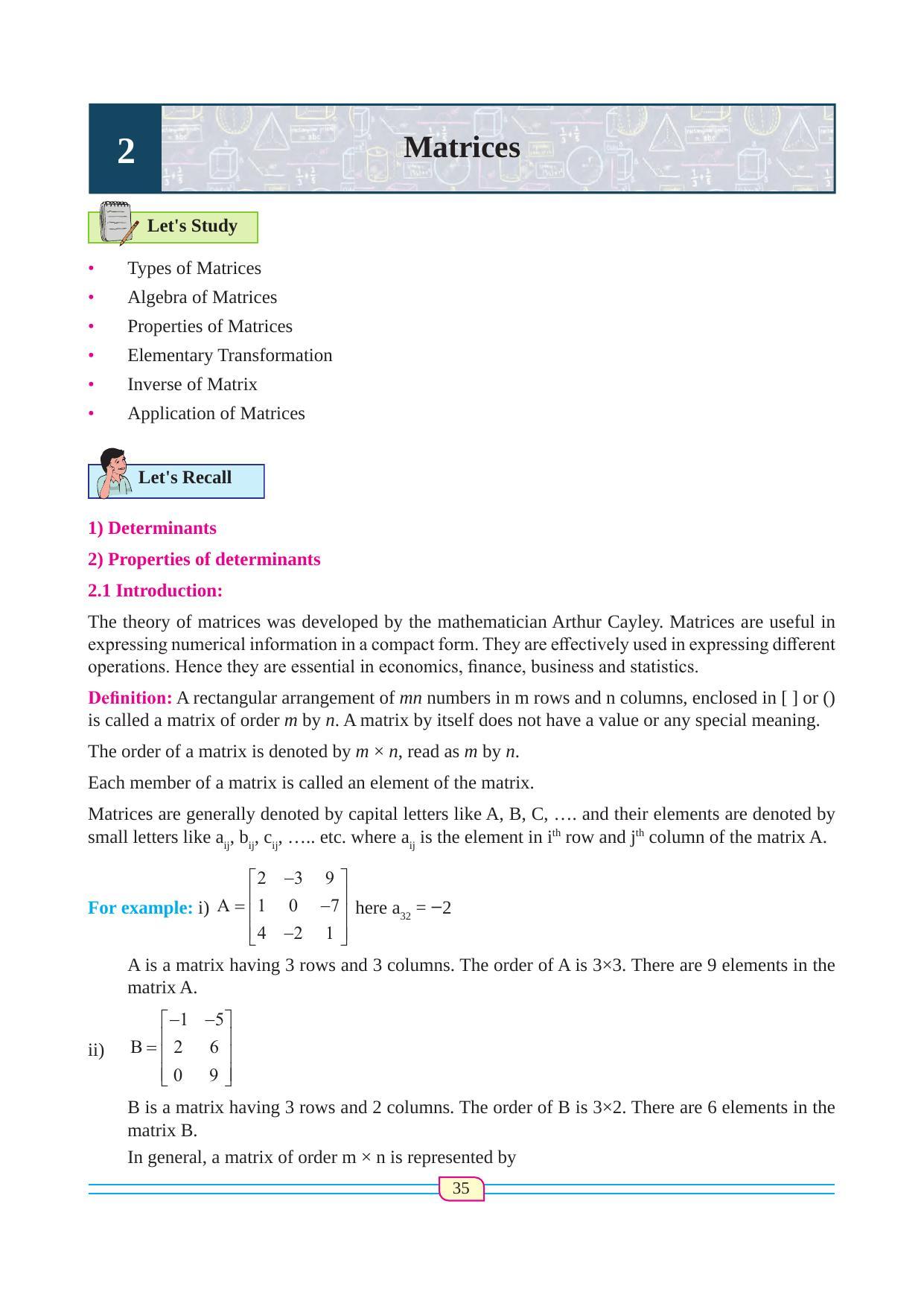 Maharashtra Board Class 12 Maths (Commerce) (Part 1) Textbook - Page 45