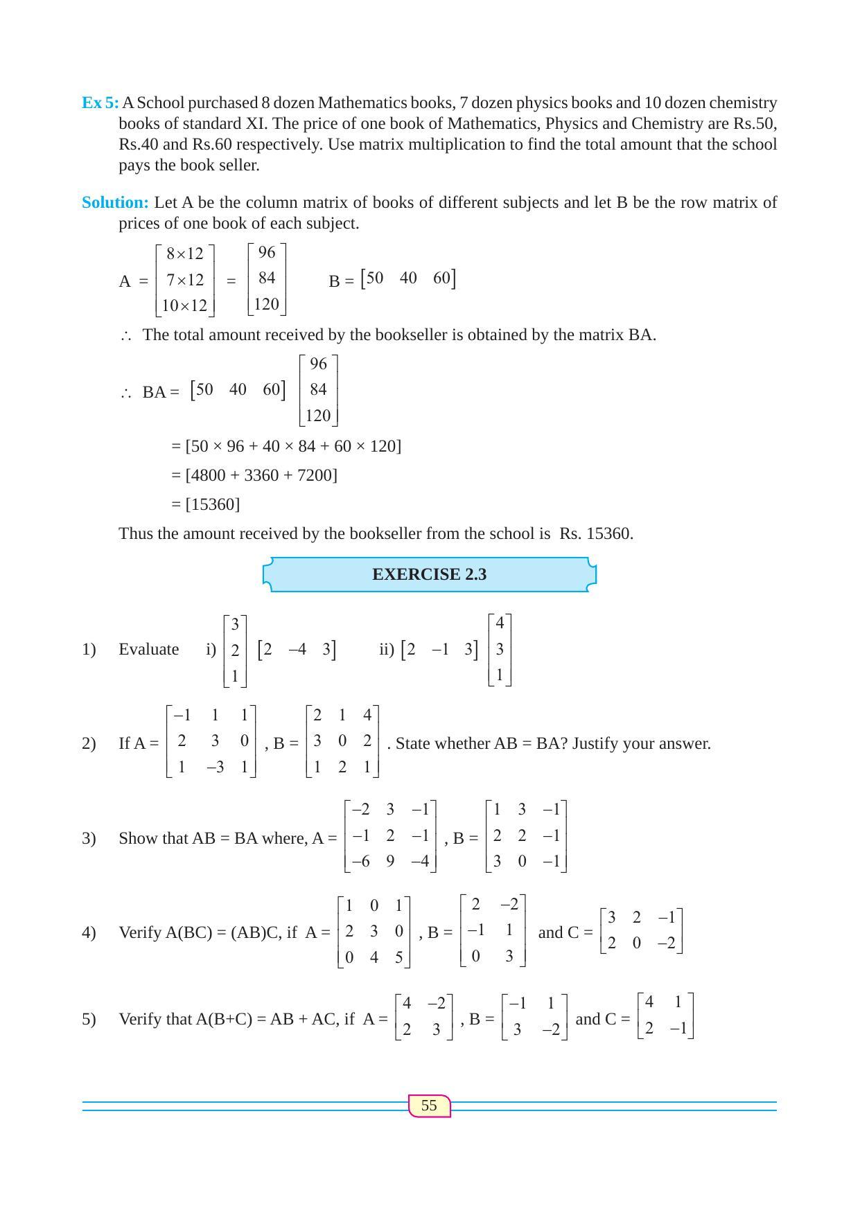 Maharashtra Board Class 12 Maths (Commerce) (Part 1) Textbook - Page 65