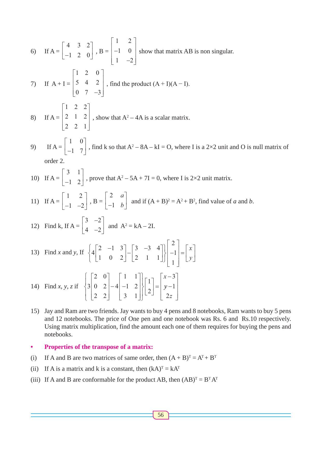 Maharashtra Board Class 12 Maths (Commerce) (Part 1) Textbook - Page 66
