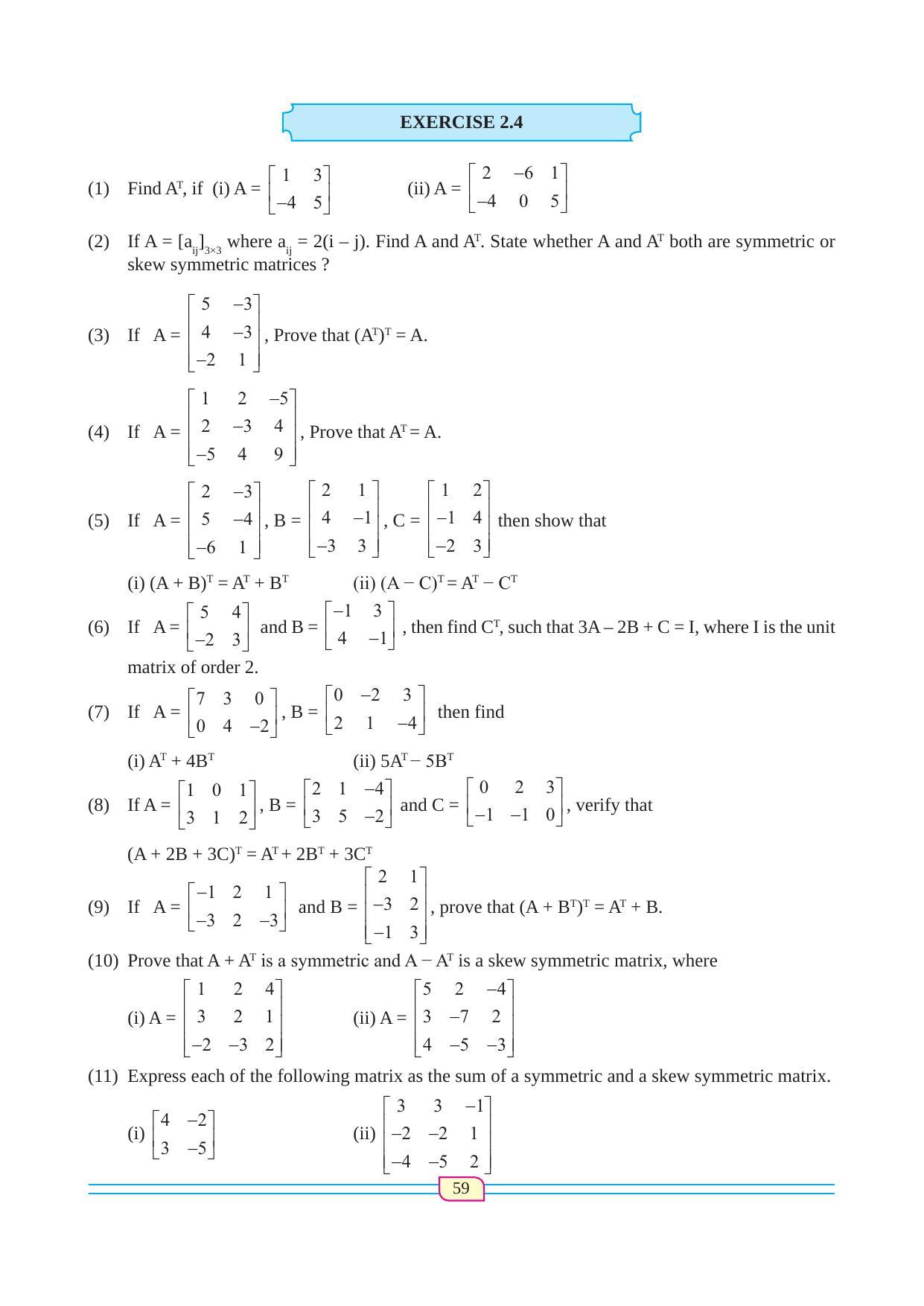 Maharashtra Board Class 12 Maths (Commerce) (Part 1) Textbook - Page 69