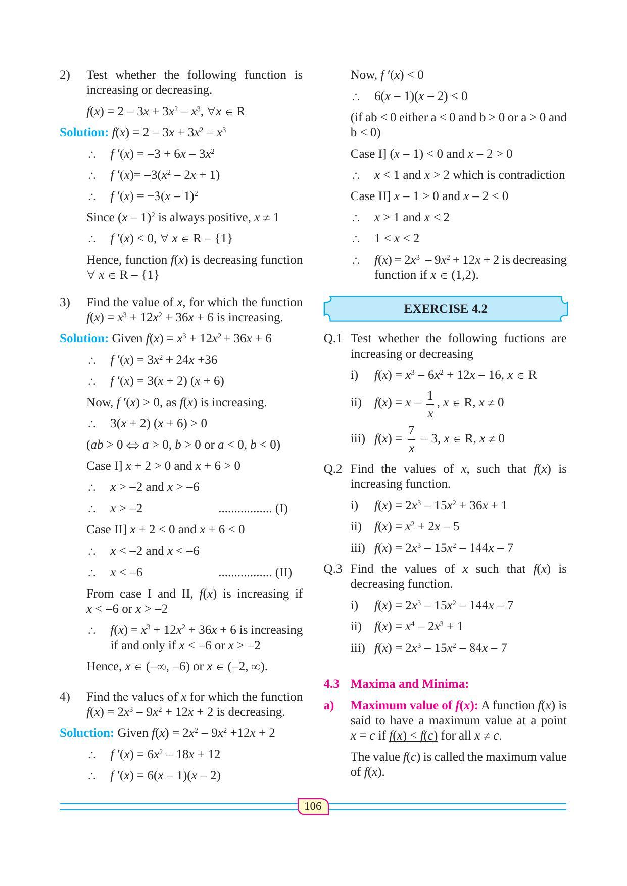 Maharashtra Board Class 12 Maths (Commerce) (Part 1) Textbook - Page 116