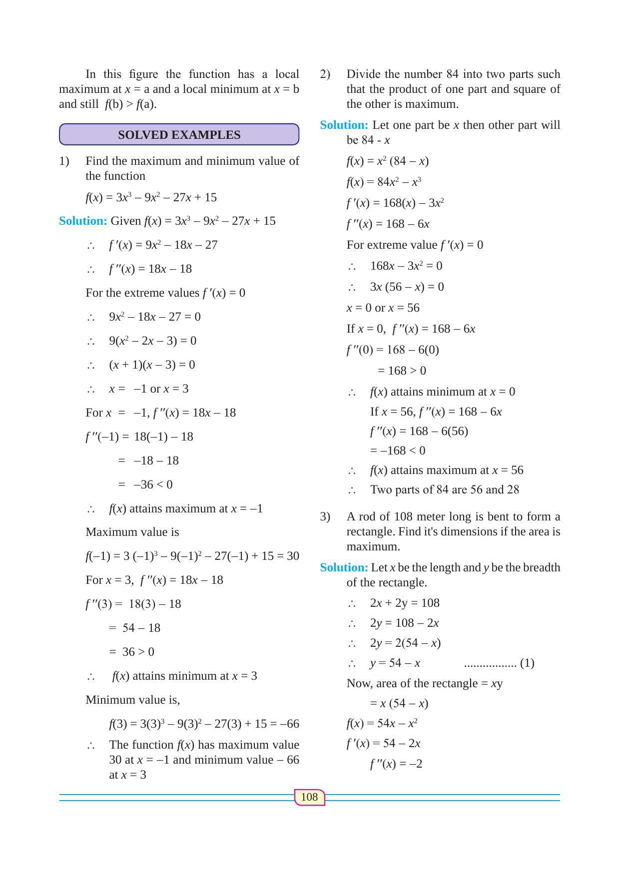 Maharashtra Board Class 12 Maths (Commerce) (Part 1) Textbook - Page 118