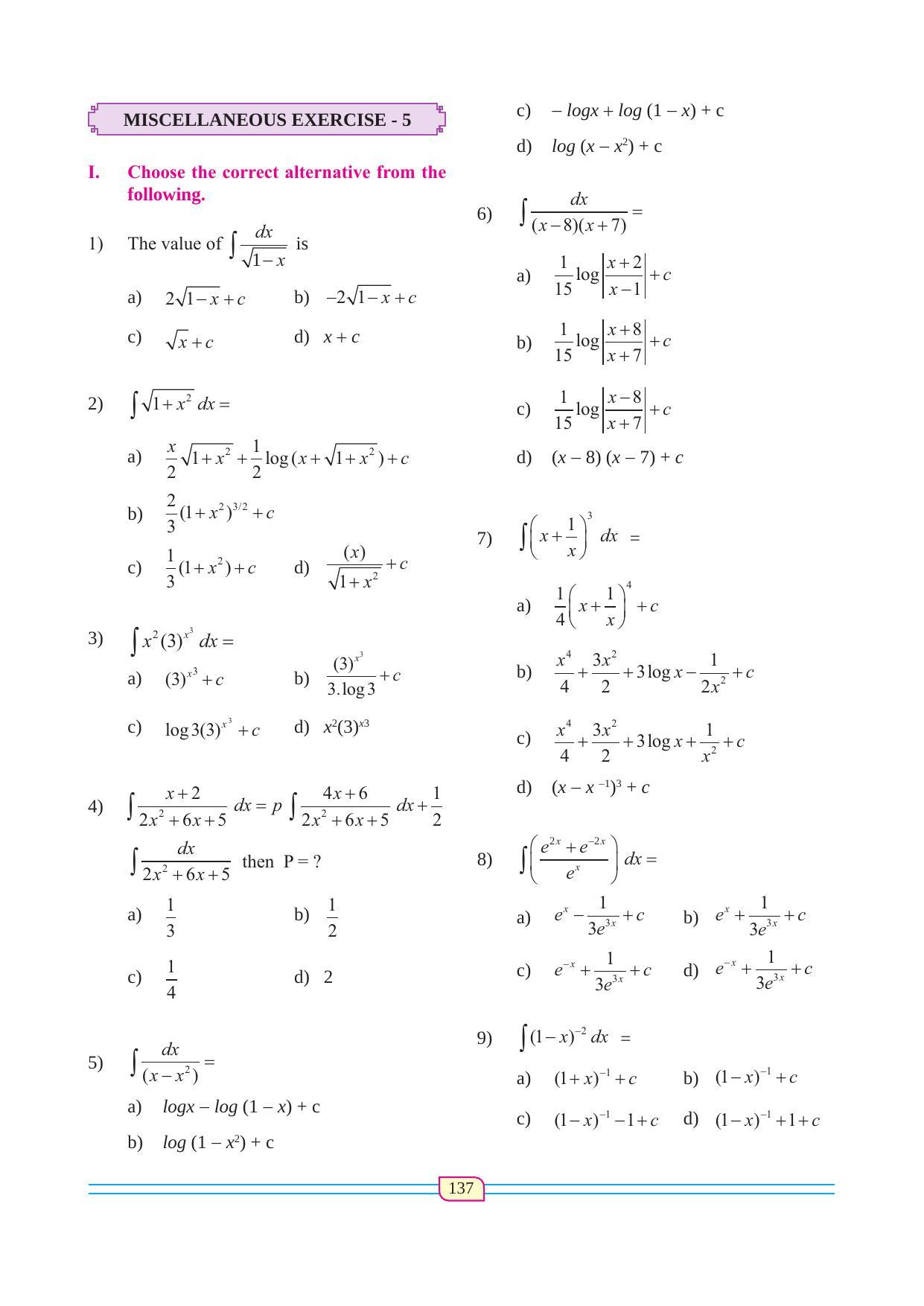 Maharashtra Board Class 12 Maths (Commerce) (Part 1) Textbook - Page 147