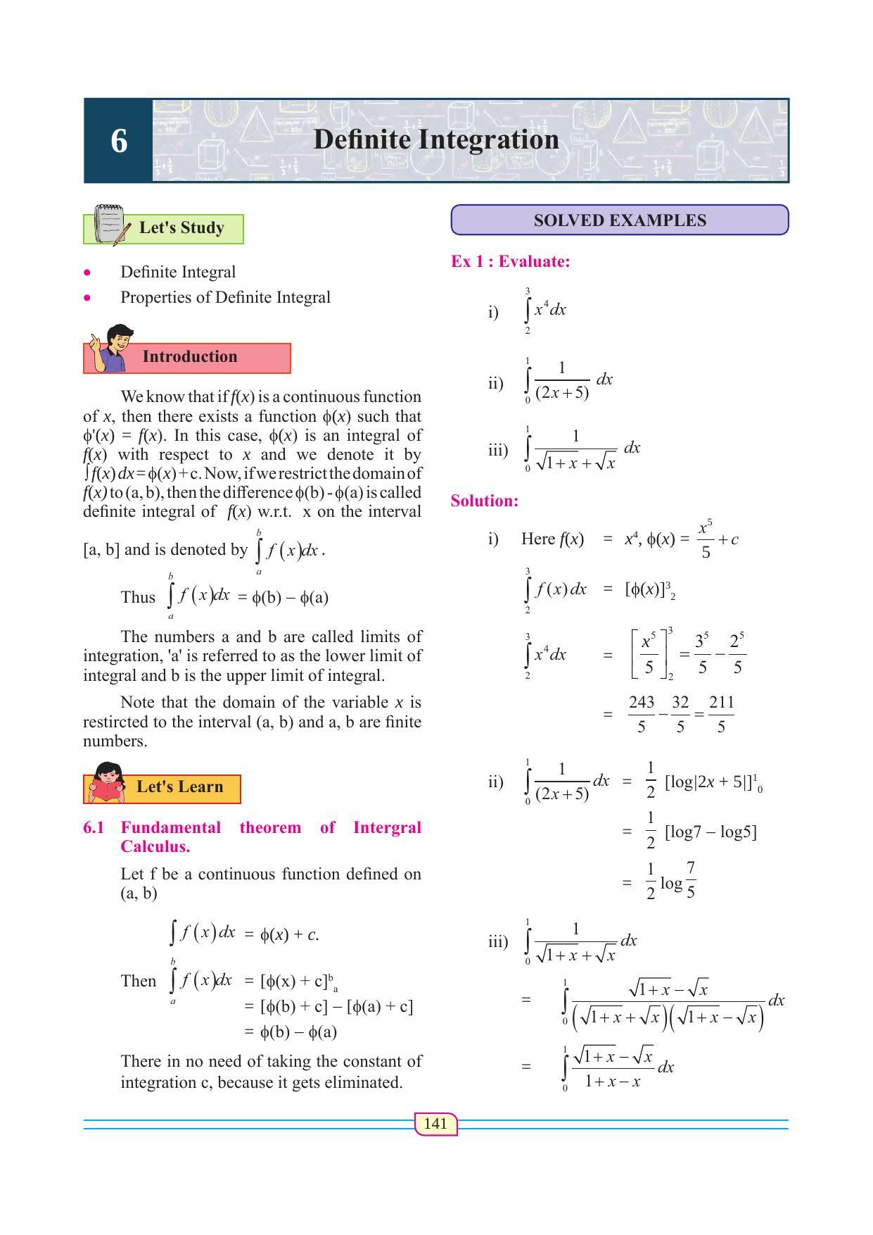 Maharashtra Board Class 12 Maths (Commerce) (Part 1) Textbook - Page 151