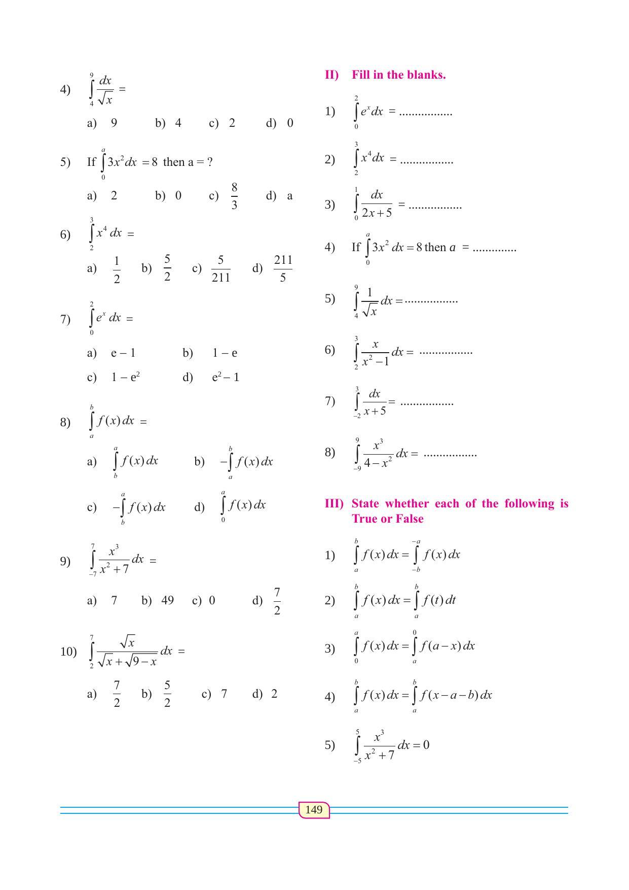 Maharashtra Board Class 12 Maths (Commerce) (Part 1) Textbook - Page 159