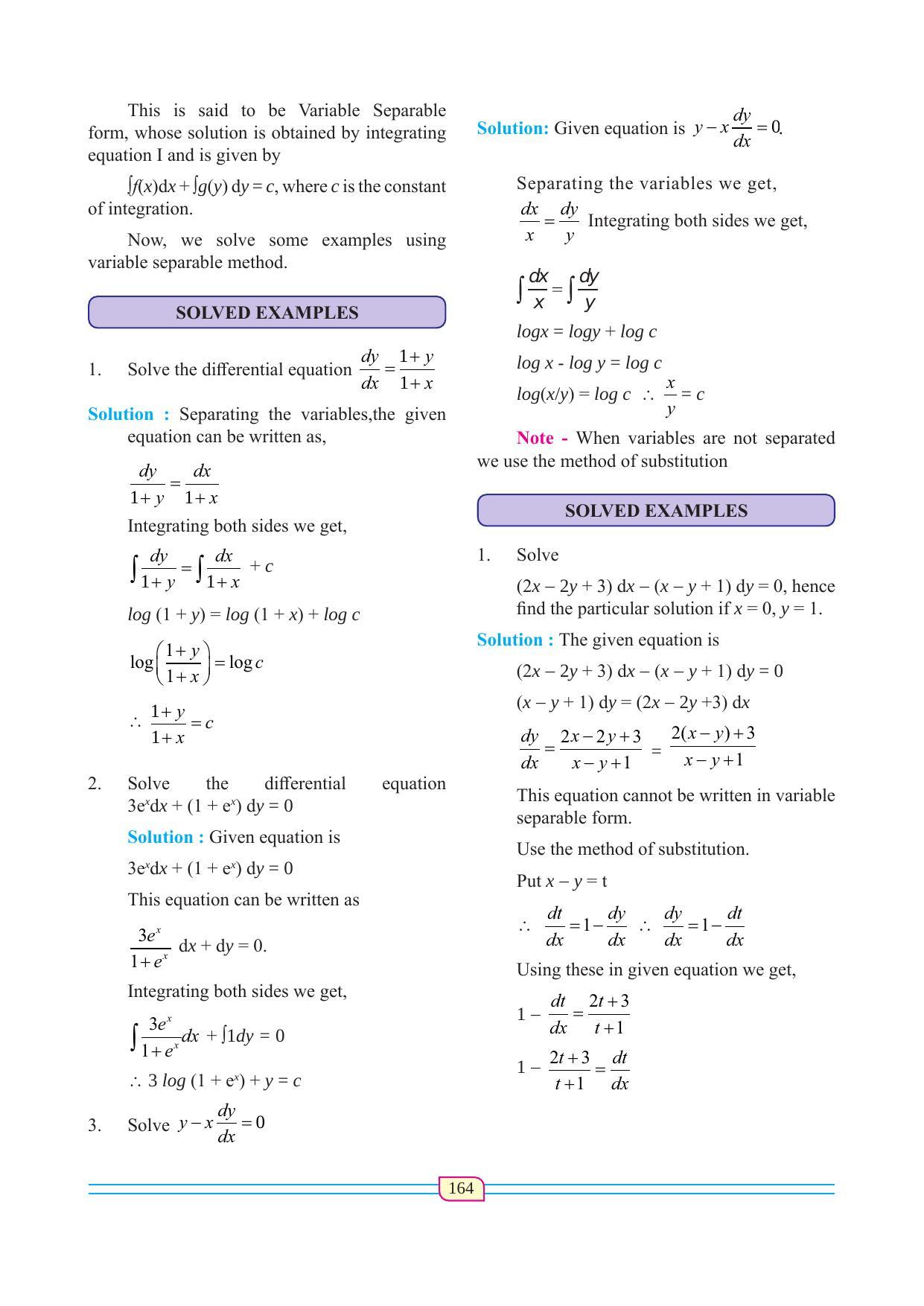 Maharashtra Board Class 12 Maths (Commerce) (Part 1) Textbook - Page 174