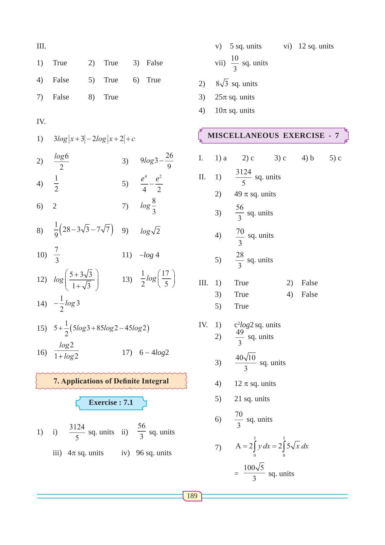 Maharashtra Board Class 12 Maths (Commerce) (Part 1) Textbook - Page 199