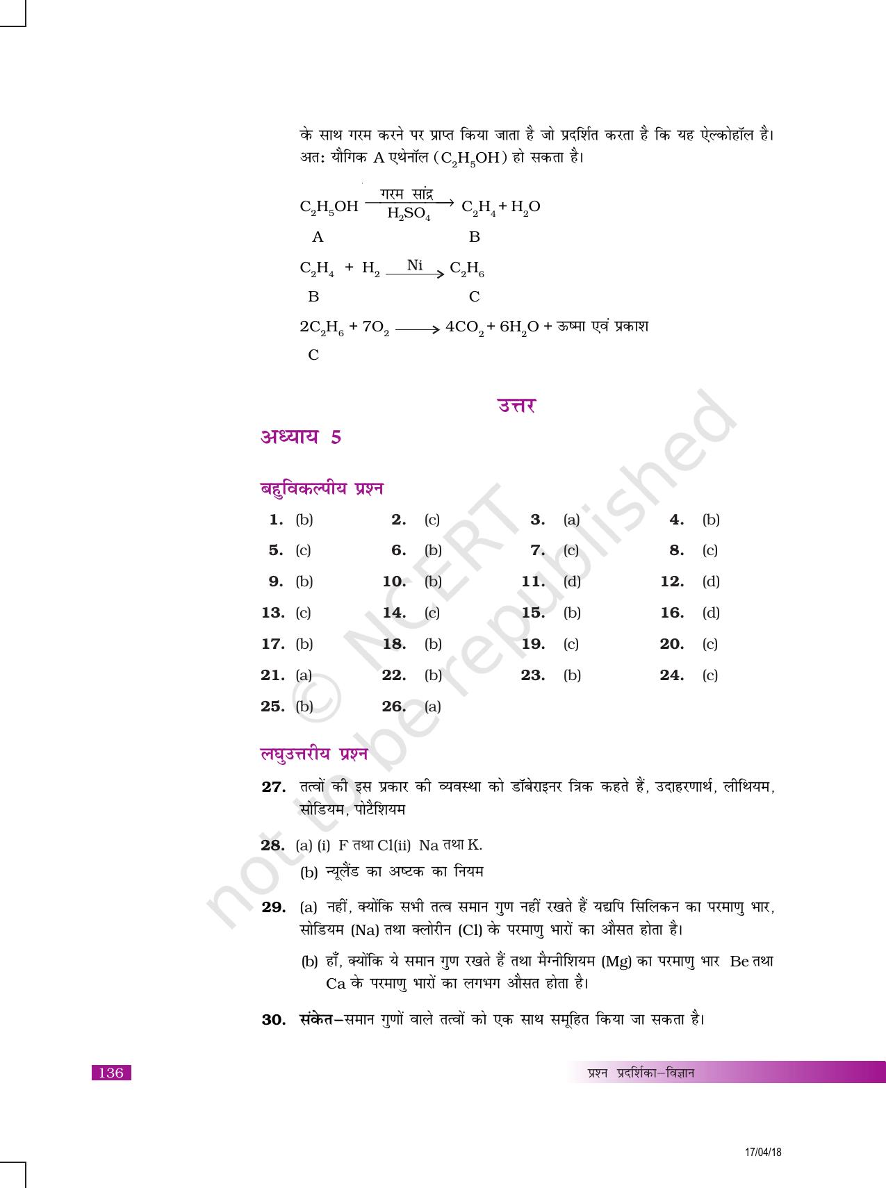NCERT Exemplar Class 10: विज्ञान उत्तरमाला - Page 20