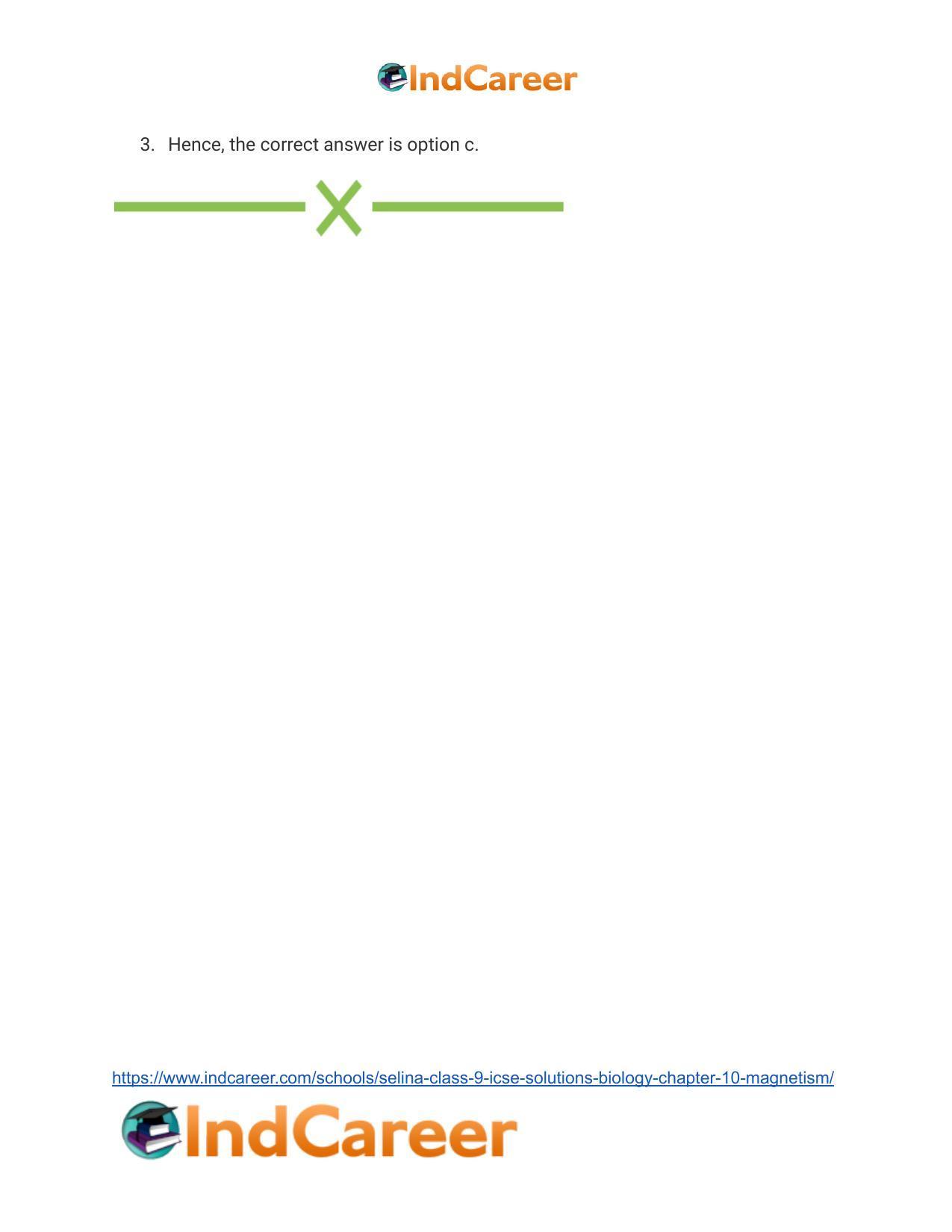 Selina Class 9 ICSE Solutions Biology : Chapter 10- Magnetism - Page 14