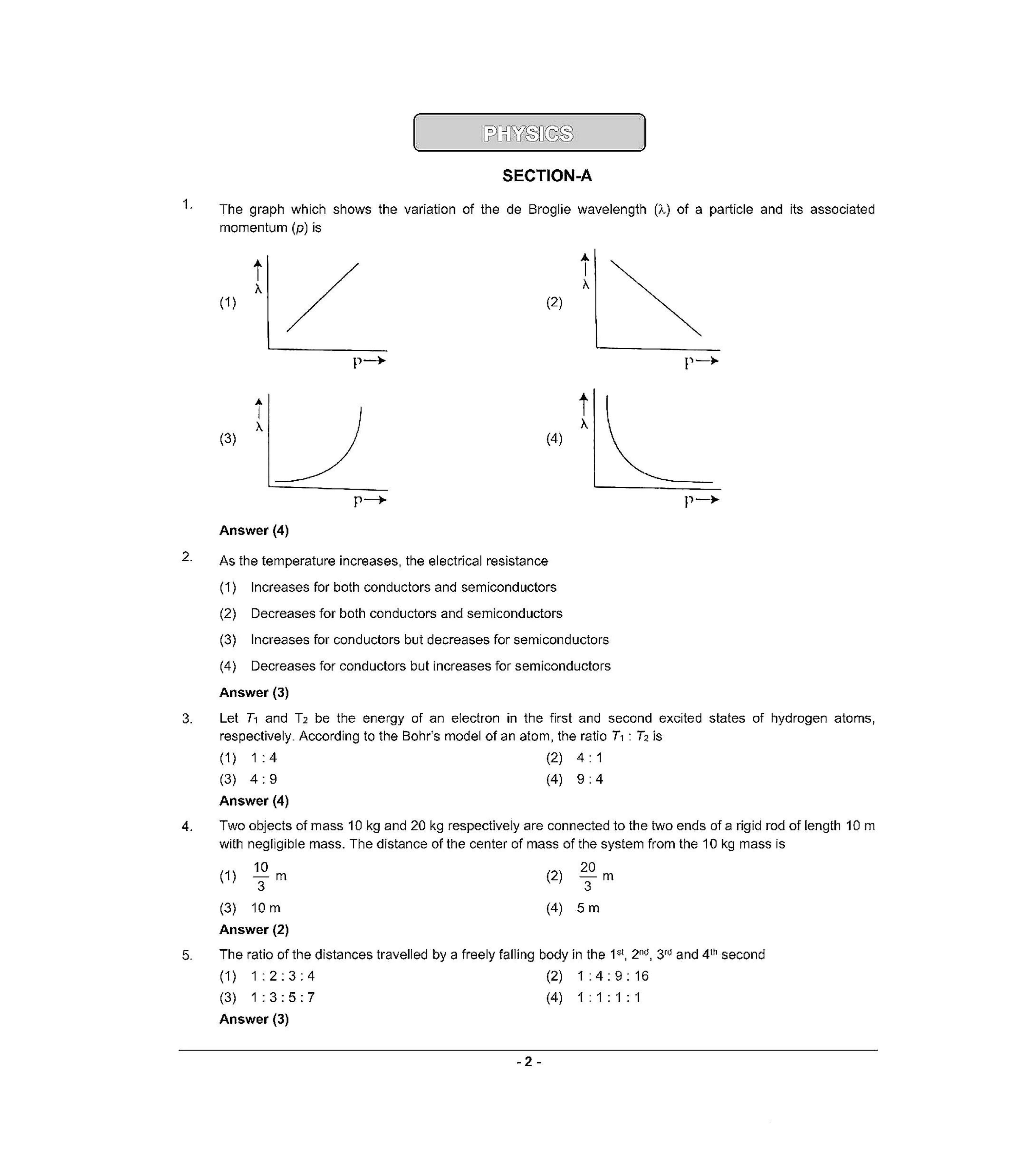 NEET Q6 2022 Question Paper - Page 1