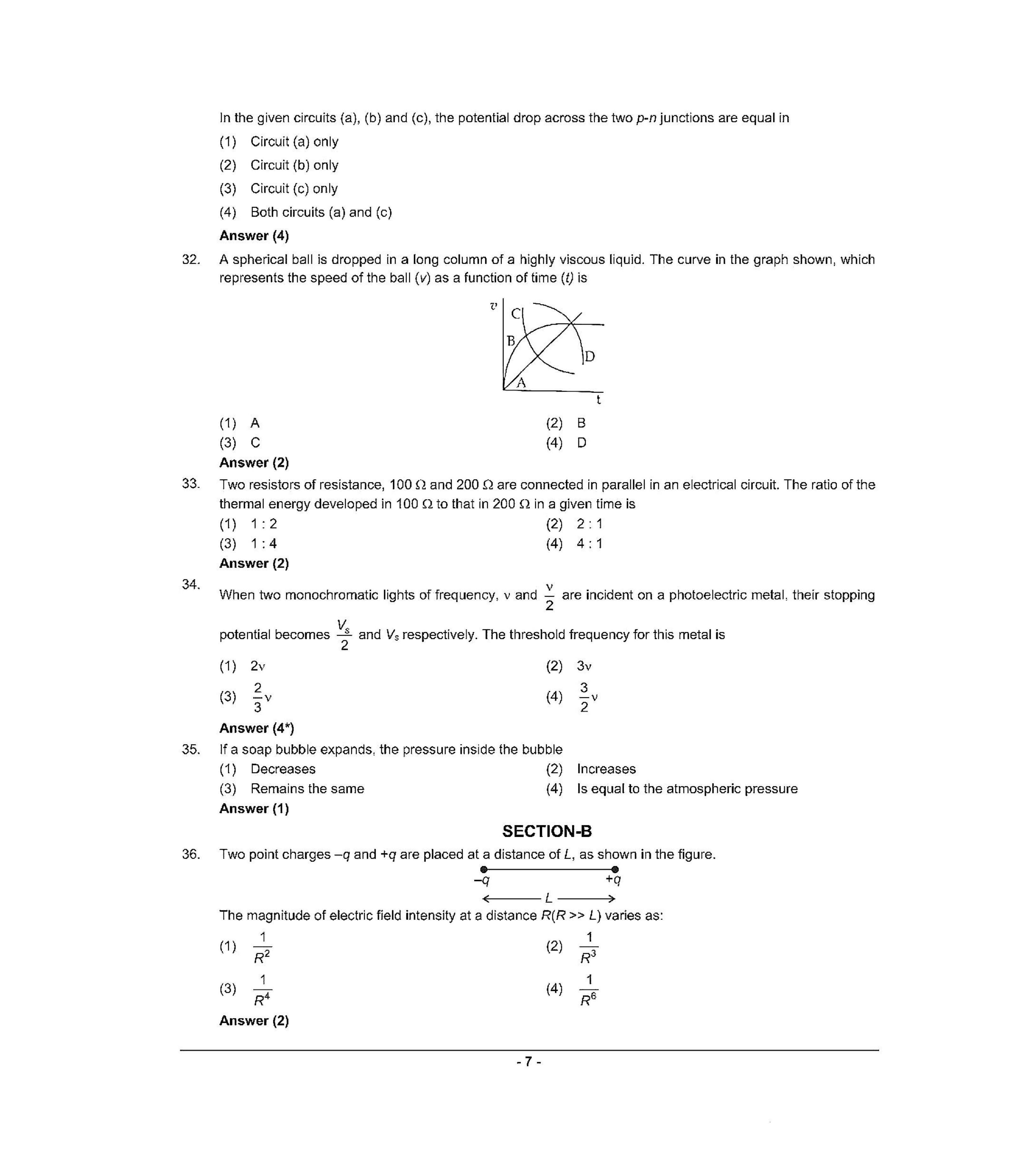 NEET Q6 2022 Question Paper - Page 6