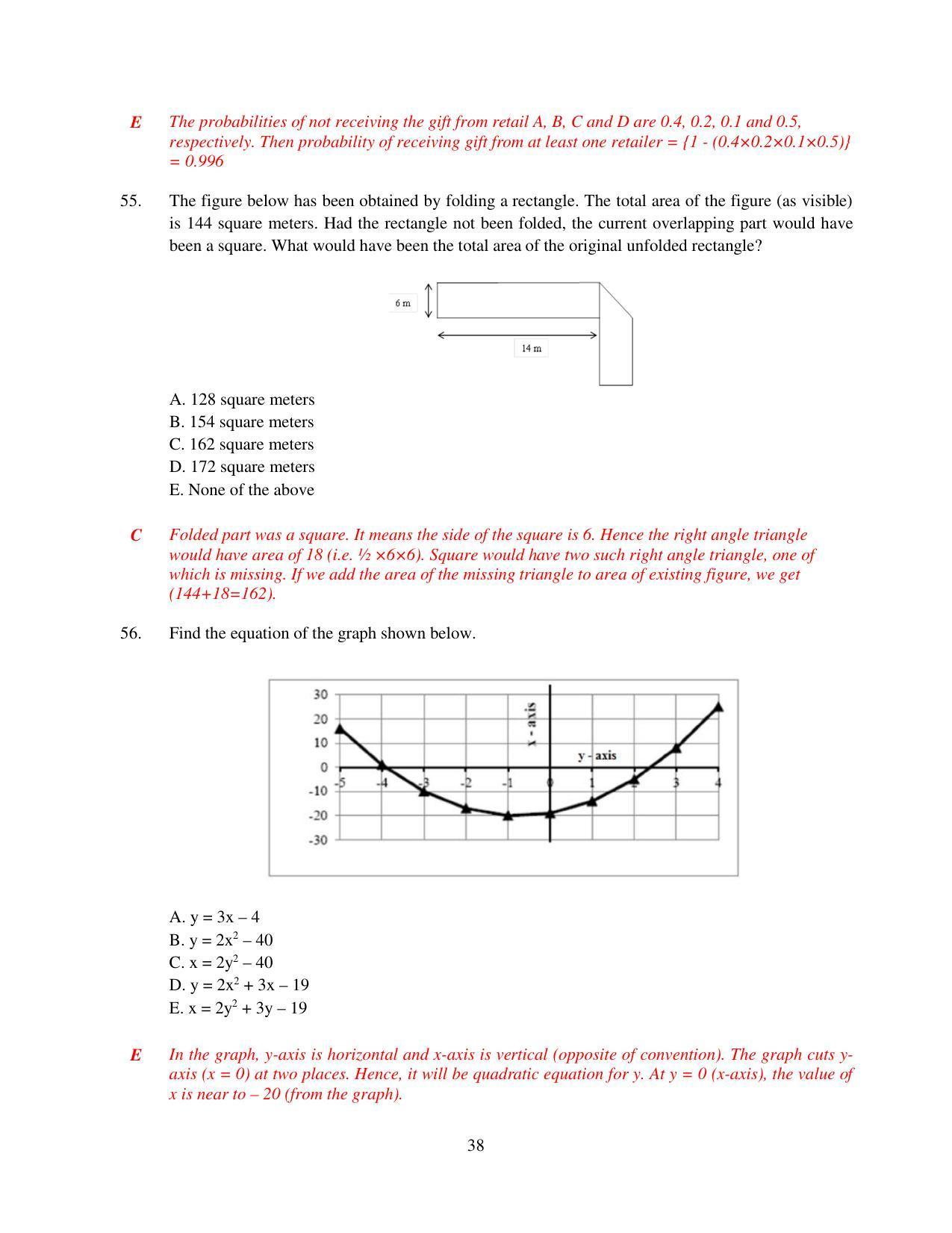 XAT 2015 Set D Question Papers - Page 39