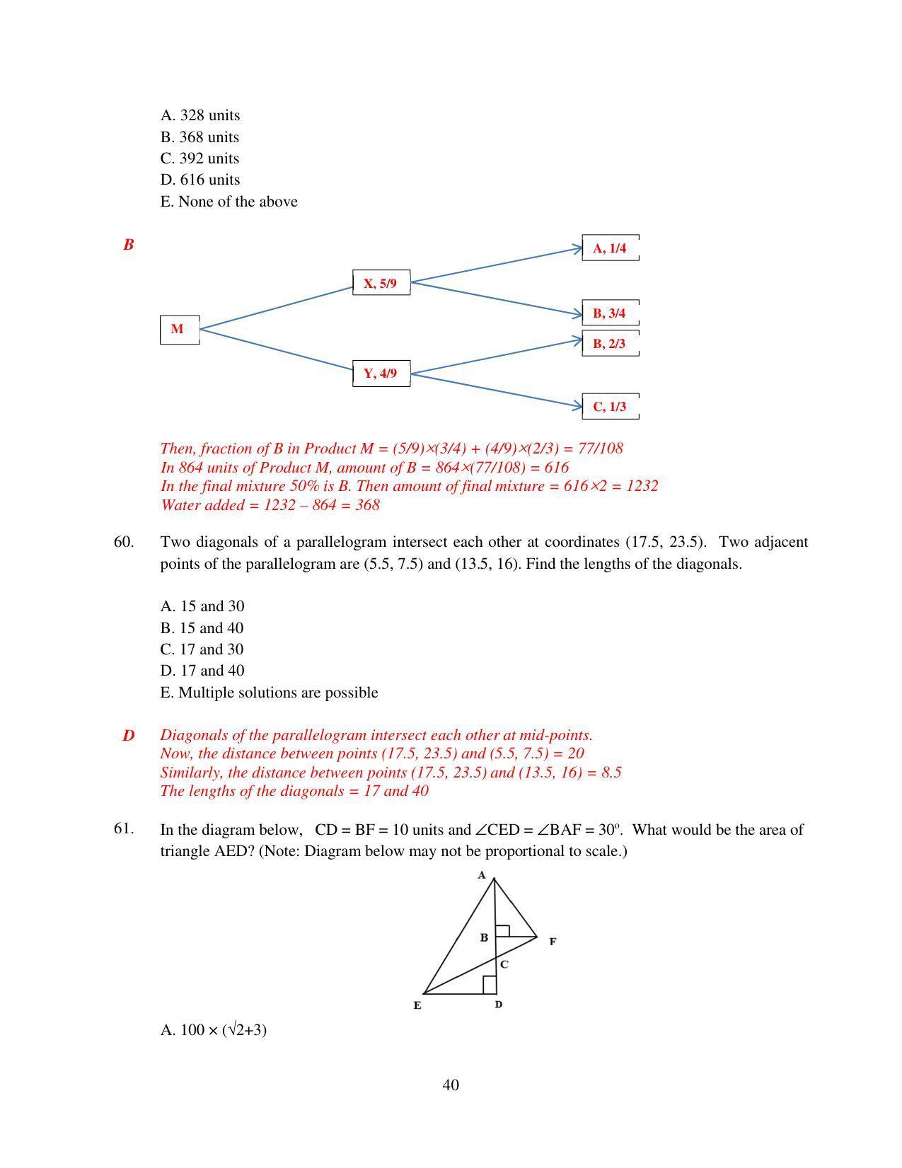 XAT 2015 Set D Question Papers - Page 41
