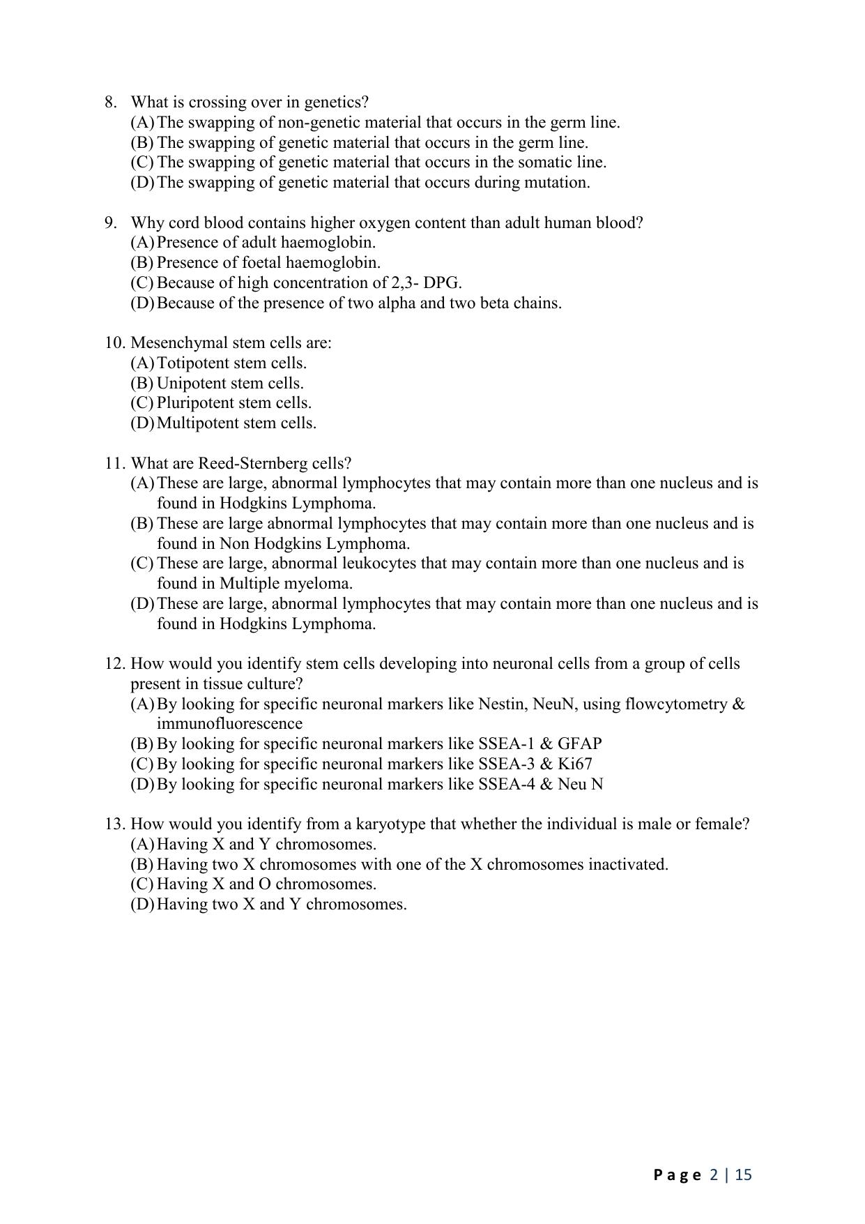 WB JEMAS (PG) FRMTS 2024 Question Paper - Page 4