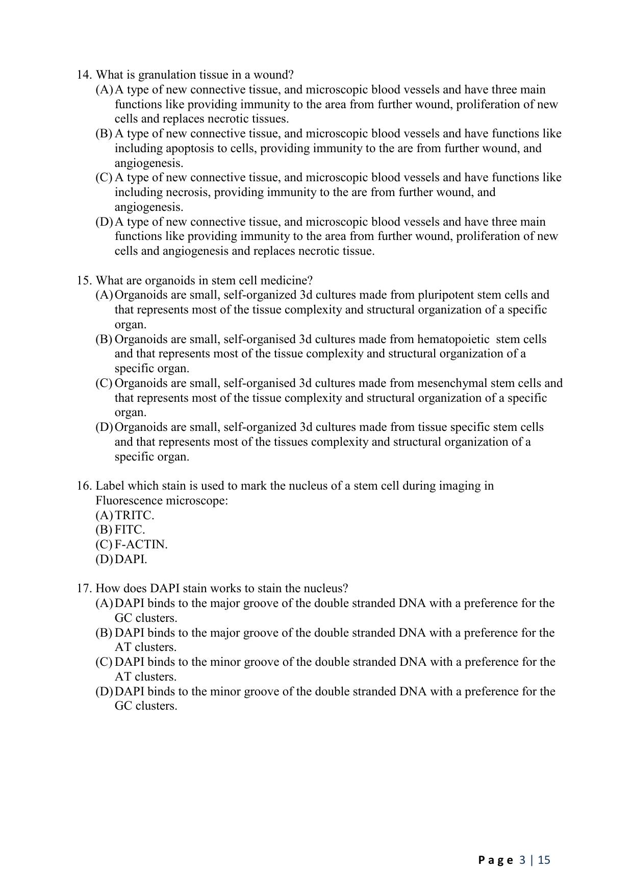 WB JEMAS (PG) FRMTS 2024 Question Paper - Page 5