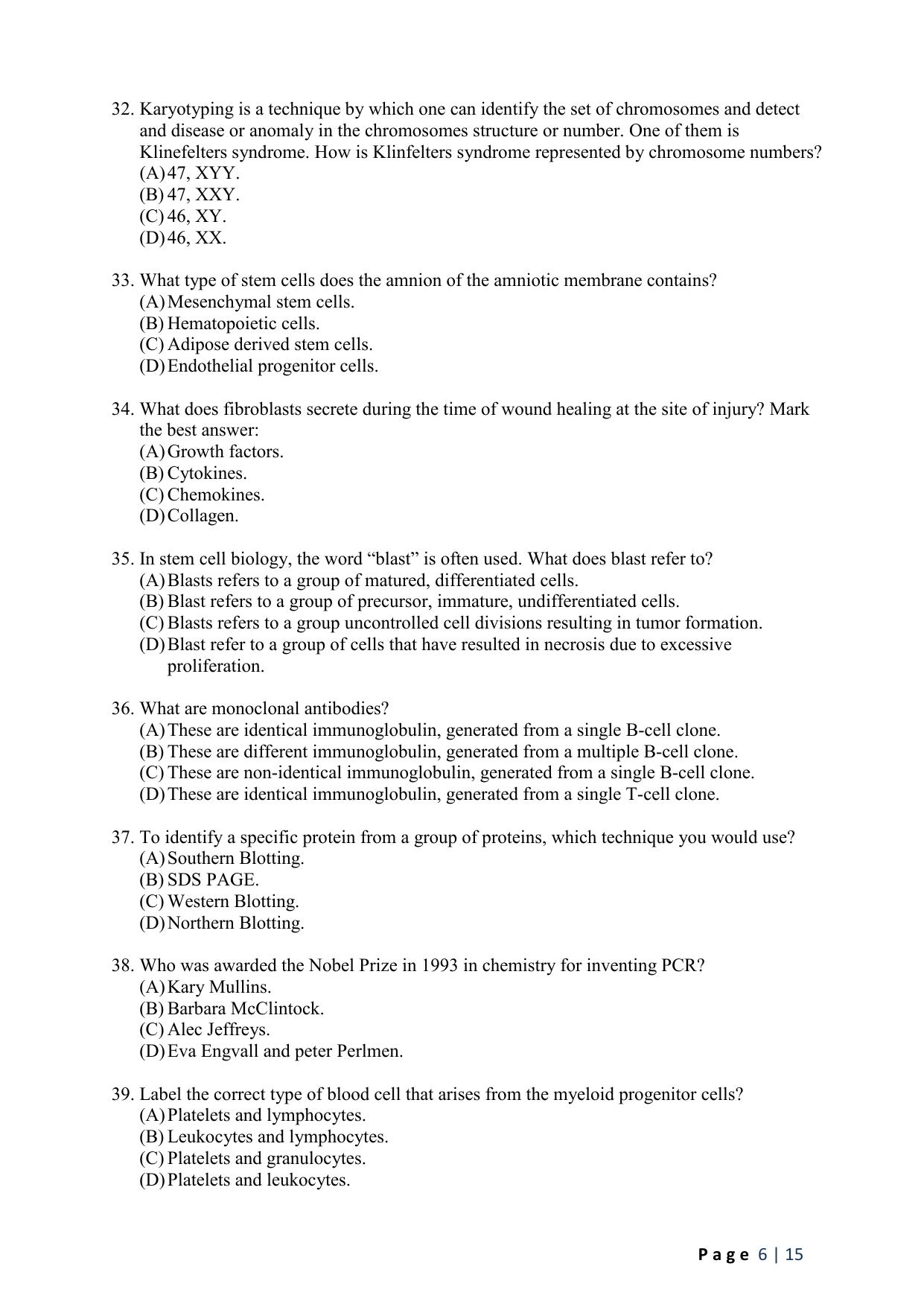 WB JEMAS (PG) FRMTS 2024 Question Paper - Page 8