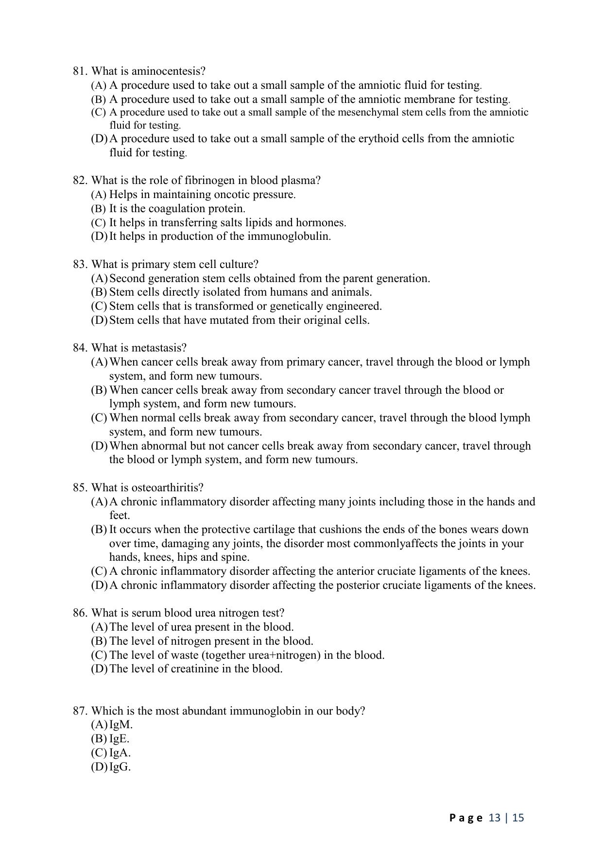 WB JEMAS (PG) FRMTS 2024 Question Paper - Page 15