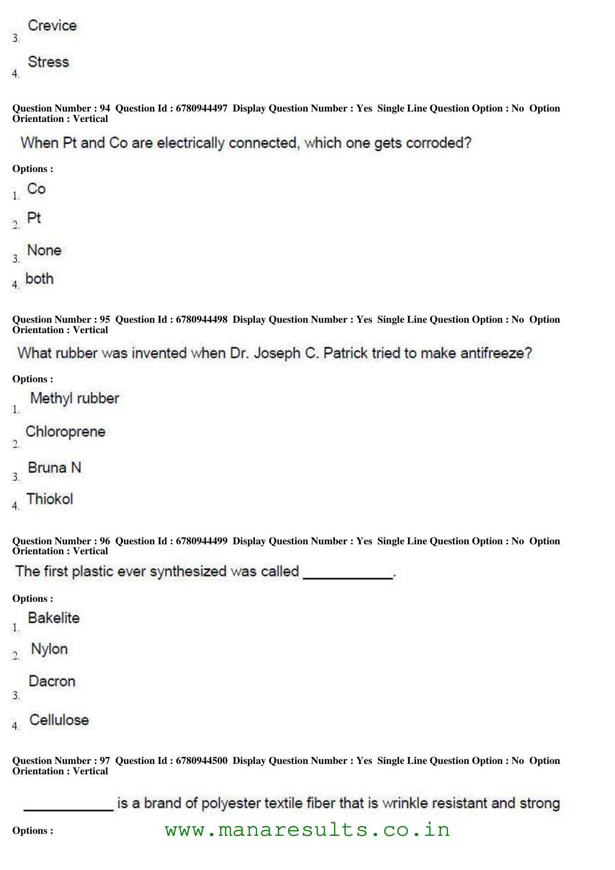 AP ECET 2017 Chemical Engineering Old Previous Question Papers - Page 31