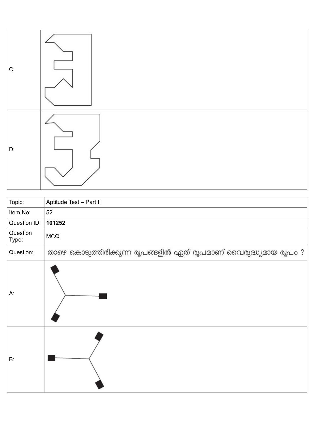 JEE Mains 2022: B Arch & B Planning Malayalam (Shift 1) 30-07-2022 Question Paper - Page 24