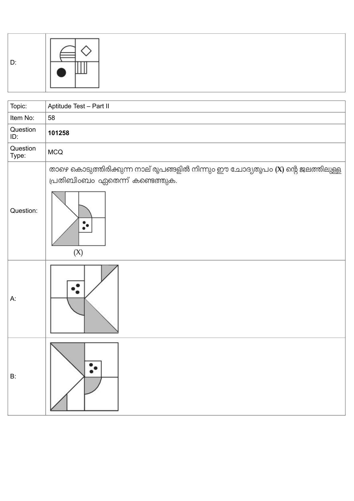 JEE Mains 2022: B Arch & B Planning Malayalam (Shift 1) 30-07-2022 Question Paper - Page 29