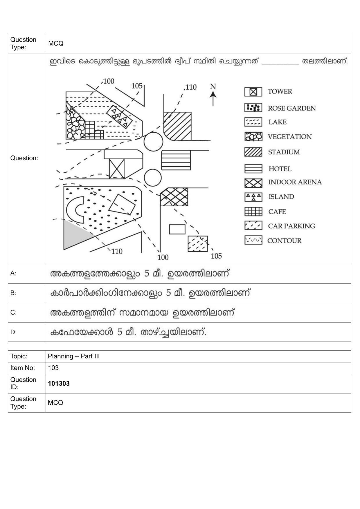 JEE Mains 2022: B Arch & B Planning Malayalam (Shift 1) 30-07-2022 Question Paper - Page 68