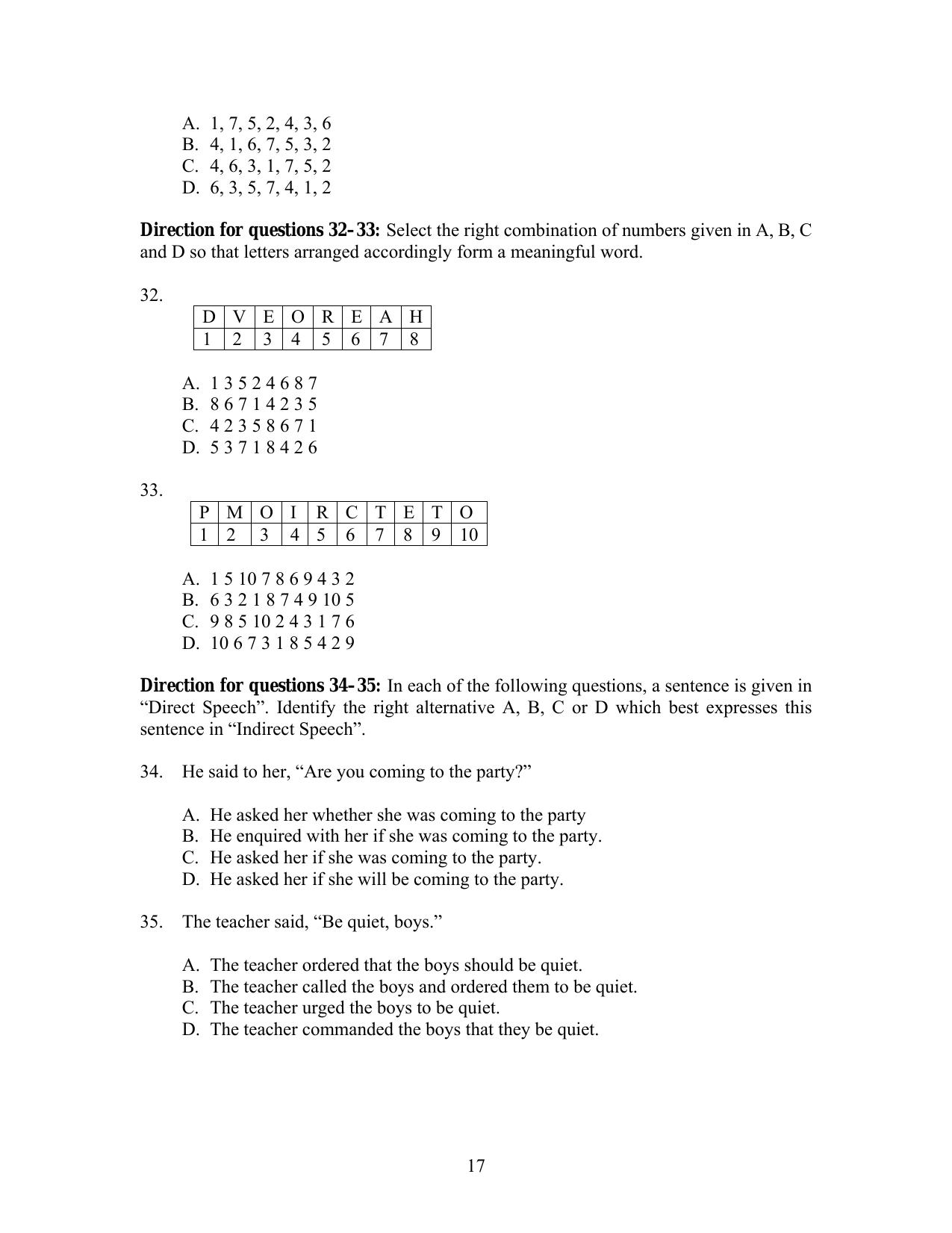 IIFT 2012 Question Paper - Page 17