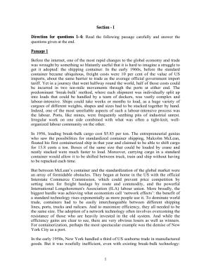 IIFT 2012 Question Paper