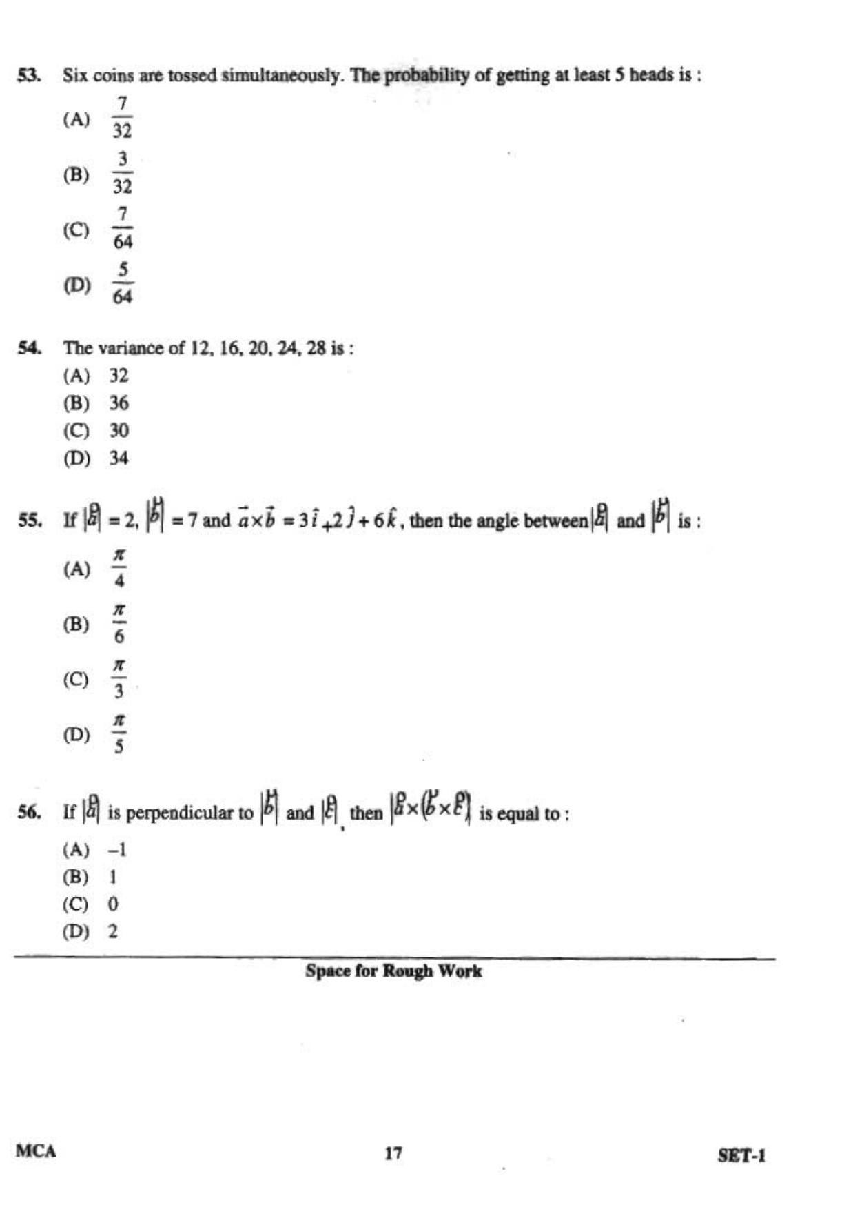 OJEE 2013 MCA Set 1 Question Paper - Page 15