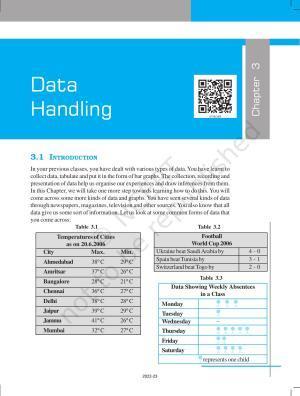 NCERT Book for Class 7 Maths: Chapter 3-Data Handling