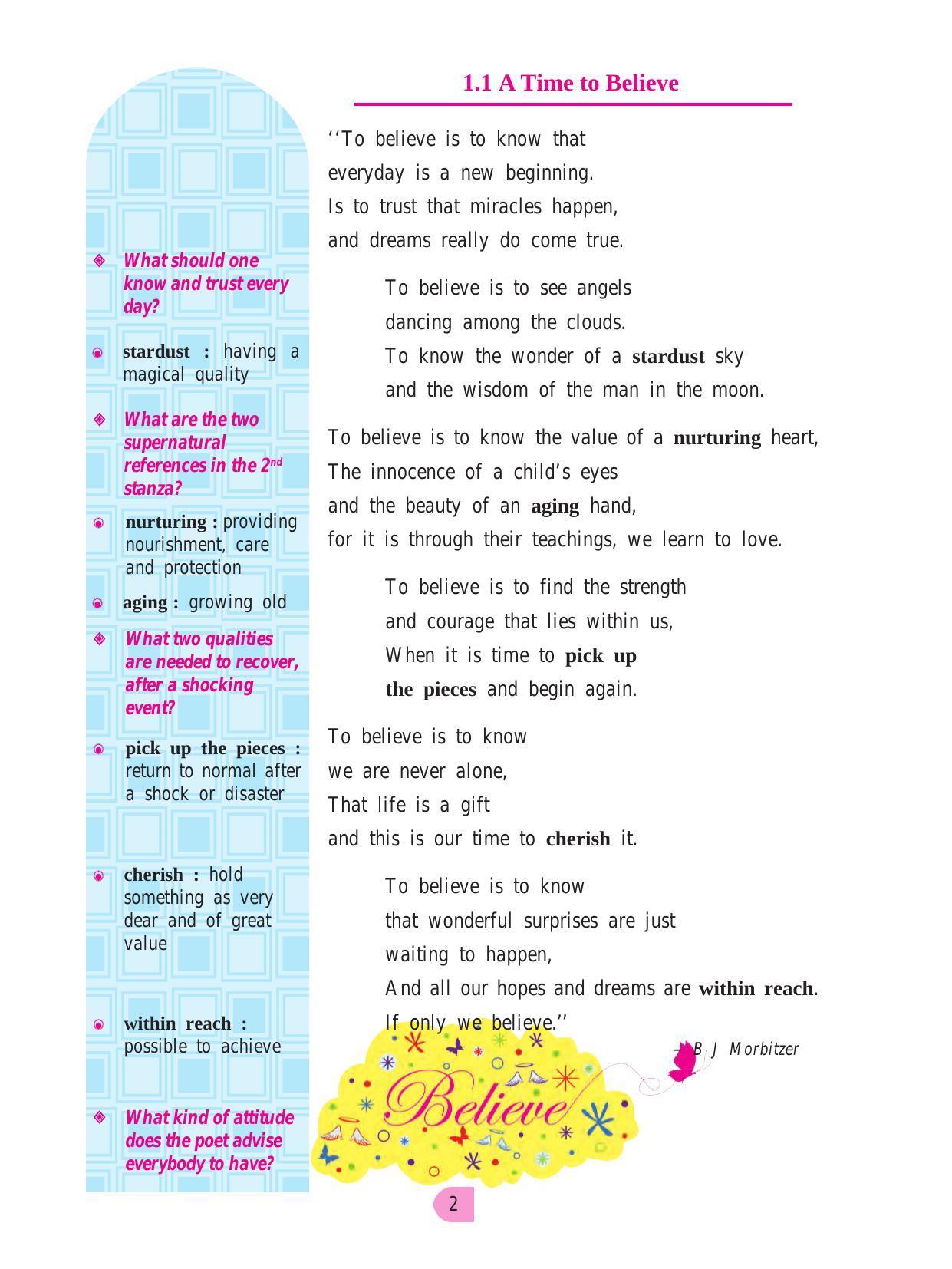 Maharashtra Board Class 8 English Textbook - Page 12