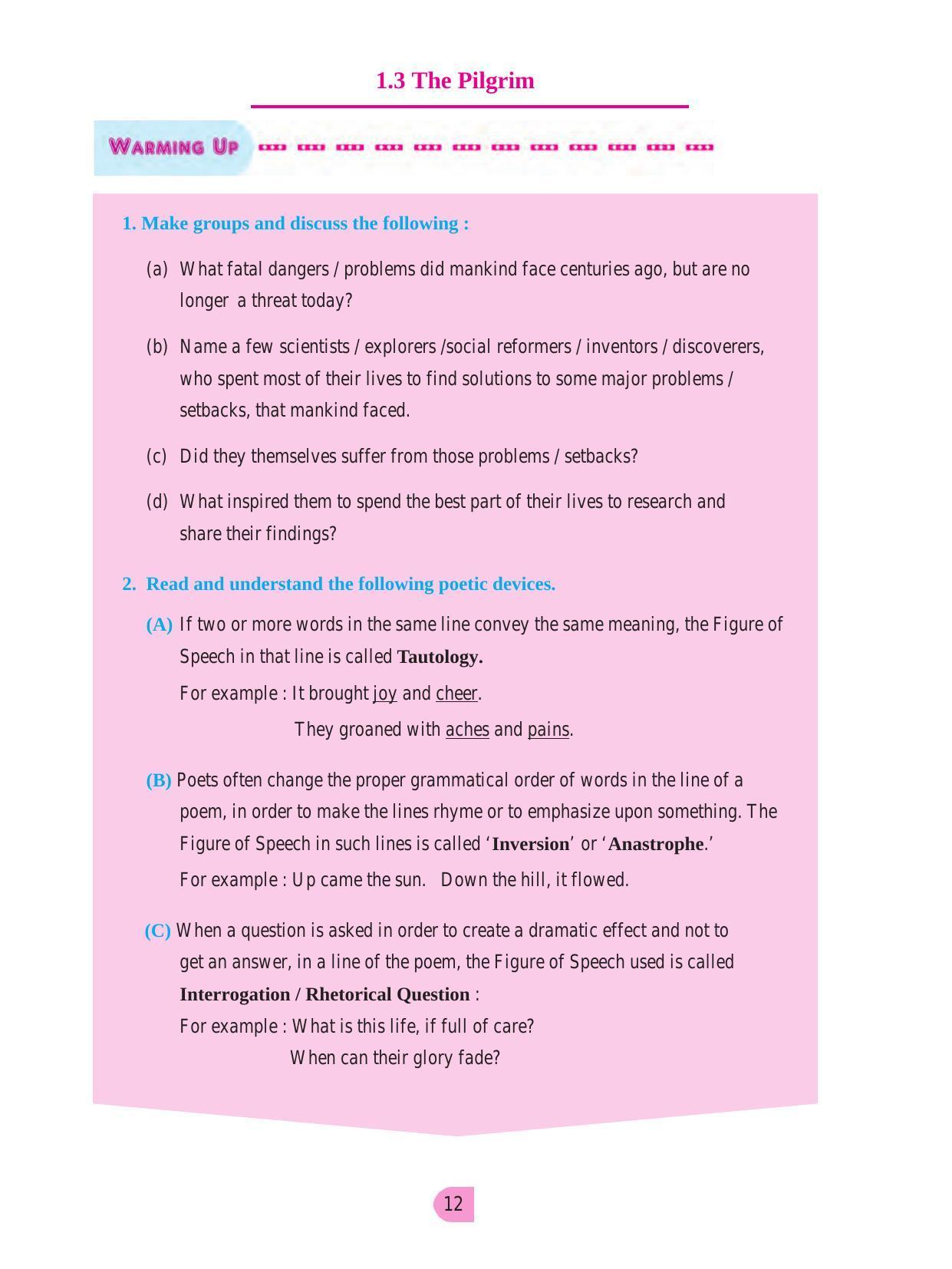 Maharashtra Board Class 8 English Textbook - Page 22